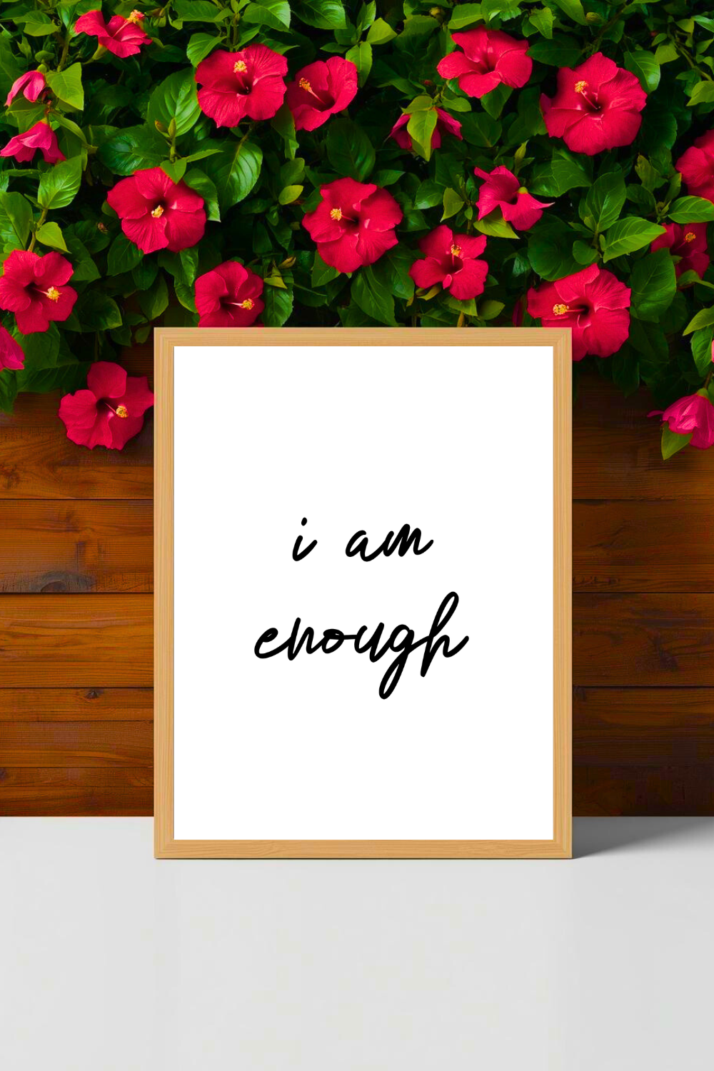 i am enough • Printable Positive Affirmation • Modern Minimalist Printable • Positive Inspirational Quote • 8x10 Print.png