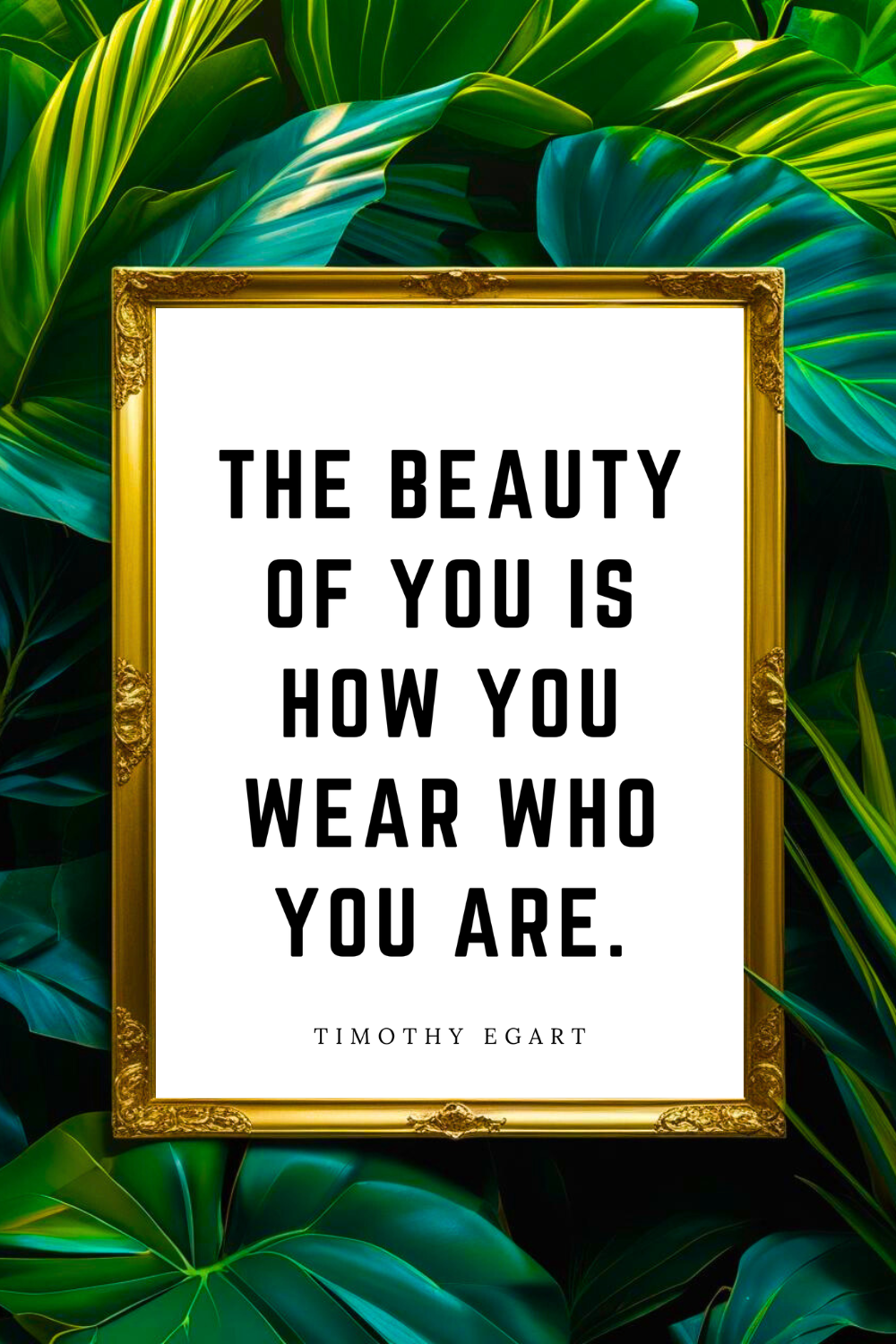 THE BEAUTY OF YOU • 8 x 10 • Feel Good Inspirational Black and White Quote Printable File.png