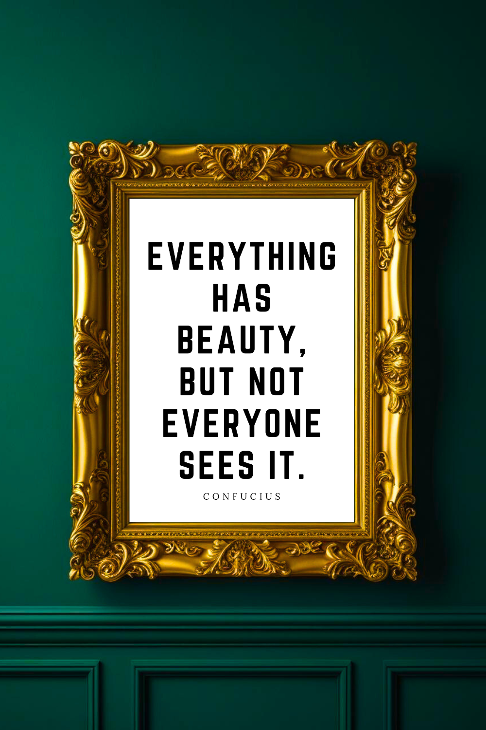 Everything Has Beauty • Top Confucius Quotes • Home Decor • Black and White Printable Wall Art.png