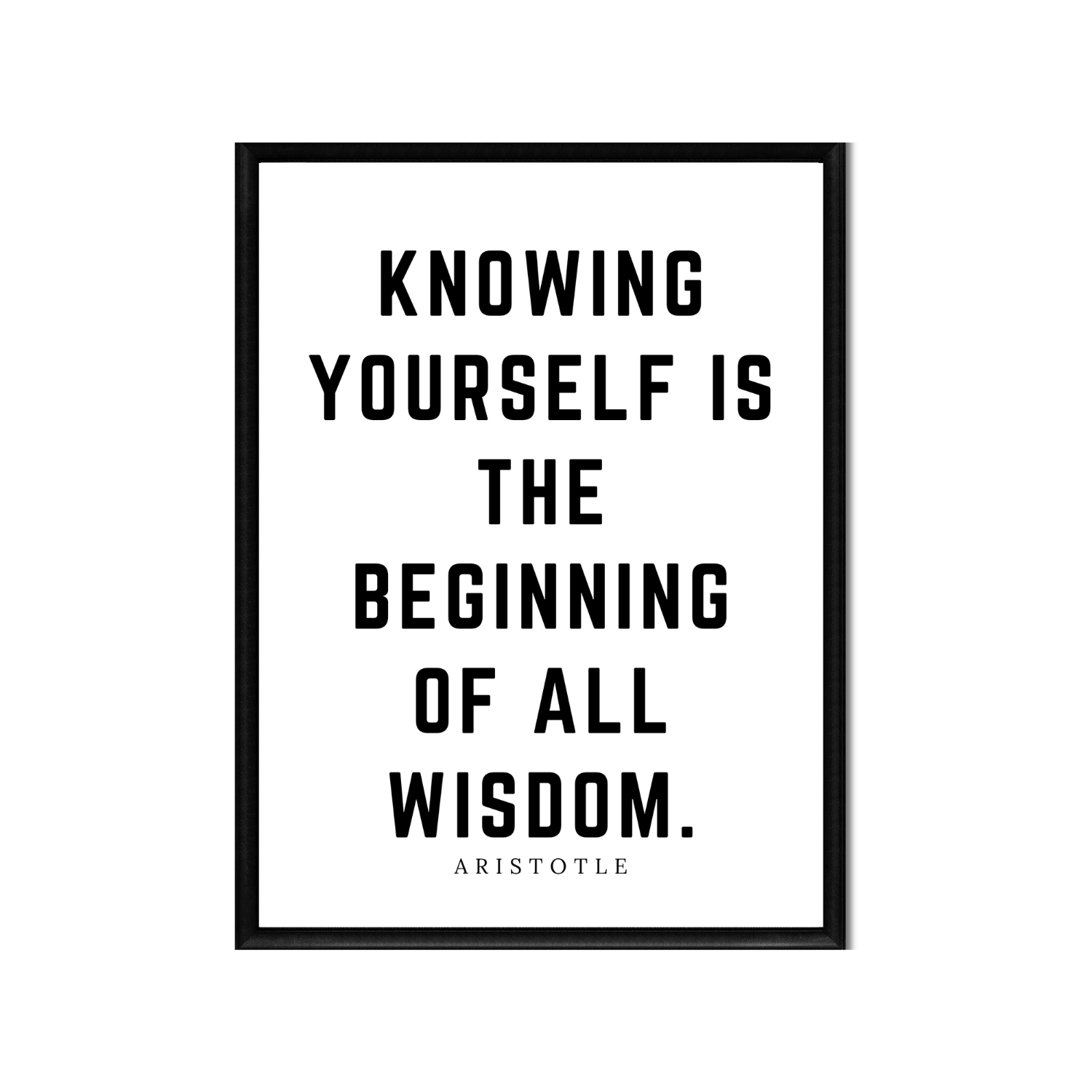 KNOWING YOURSELF • Printable Quote Downloadable File .png