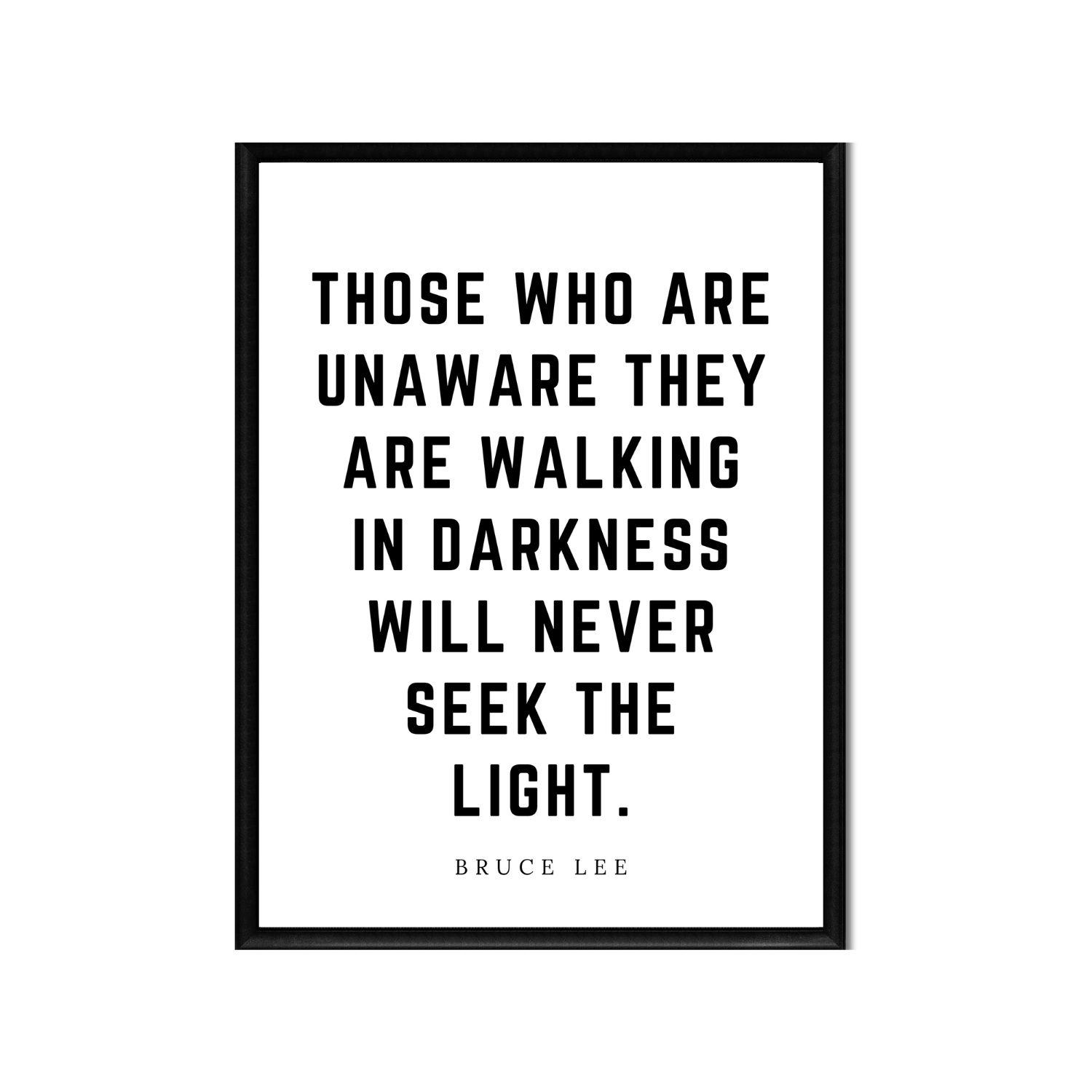 THOSE WHO ARE UNAWARE • Printable Quote Downloadable File .png
