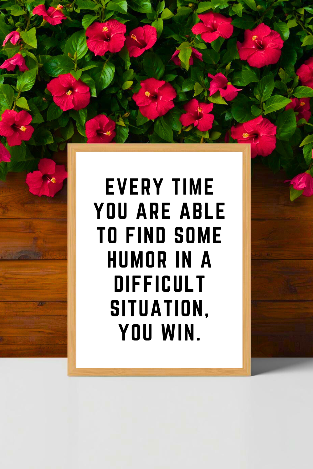 FIND SOME HUMOR IN A DIFFICULT SITUATION • Modern Minimalist Printable • Positive Inspirational Quote • 8x10 Print.png