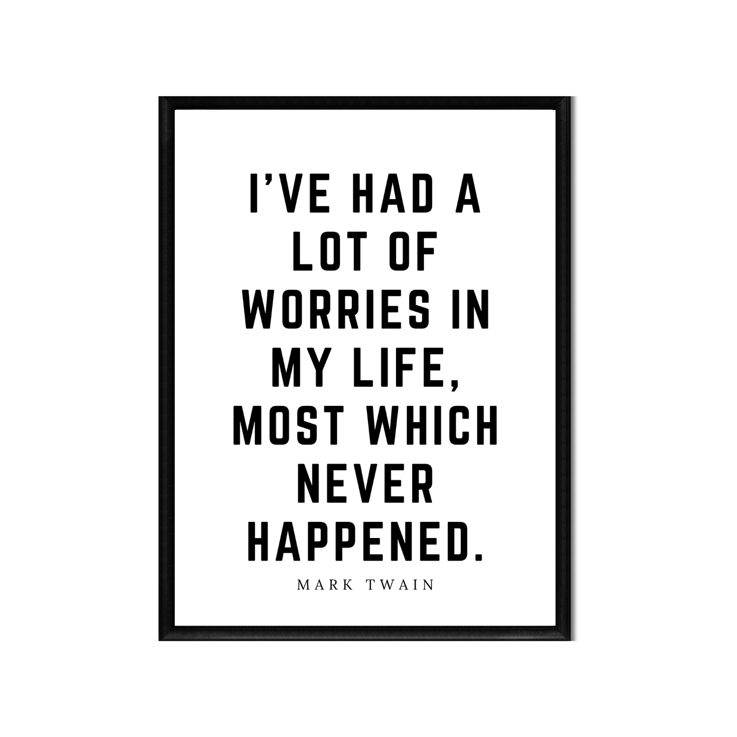 WORRIES IN MY LIFE • Printable Quote Downloadable File .png