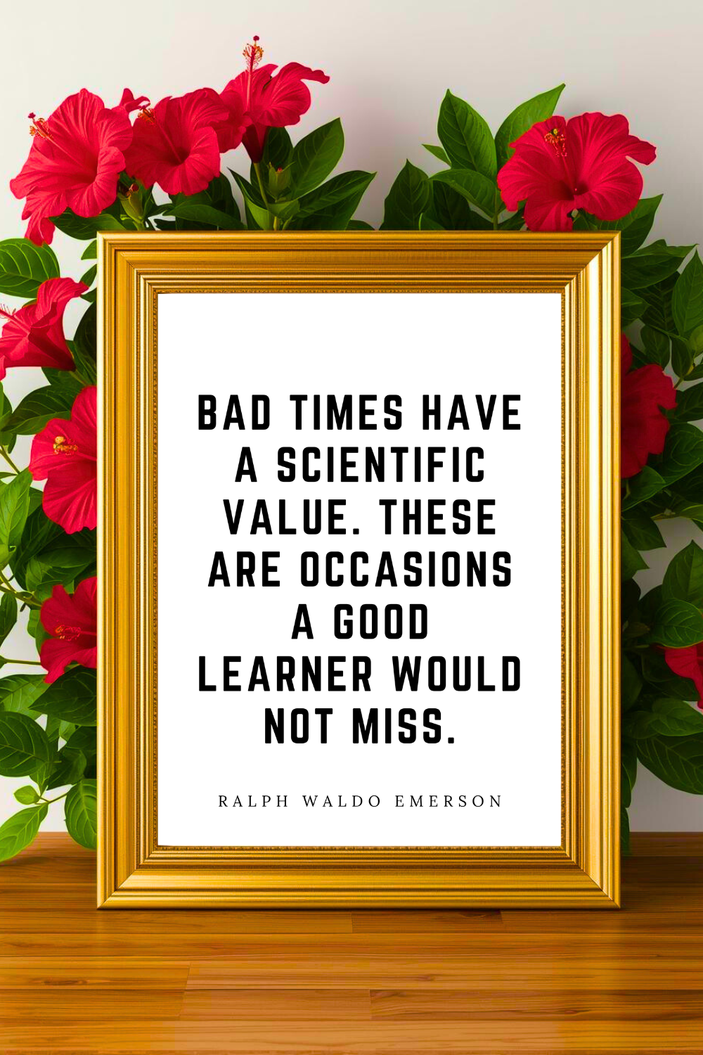 A Good Learner Would Not Miss • Top Ralph Waldo Emerson Quotes • Printable • Wall Art Quote • Modern Farmhouse Decor •Black and White • Printable 8x10.png
