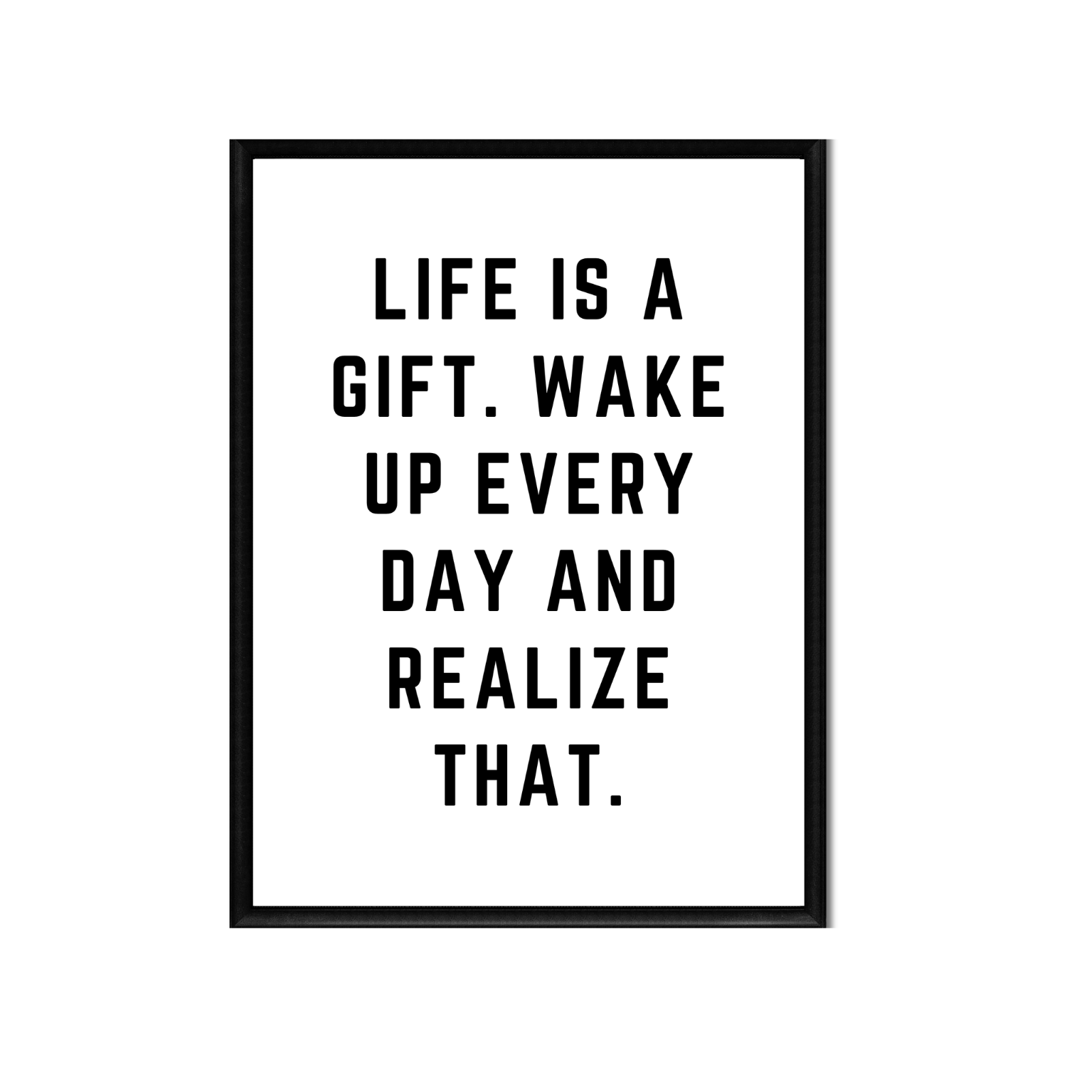 LIFE IS A GIFT • Printable Quote Downloadable File .png