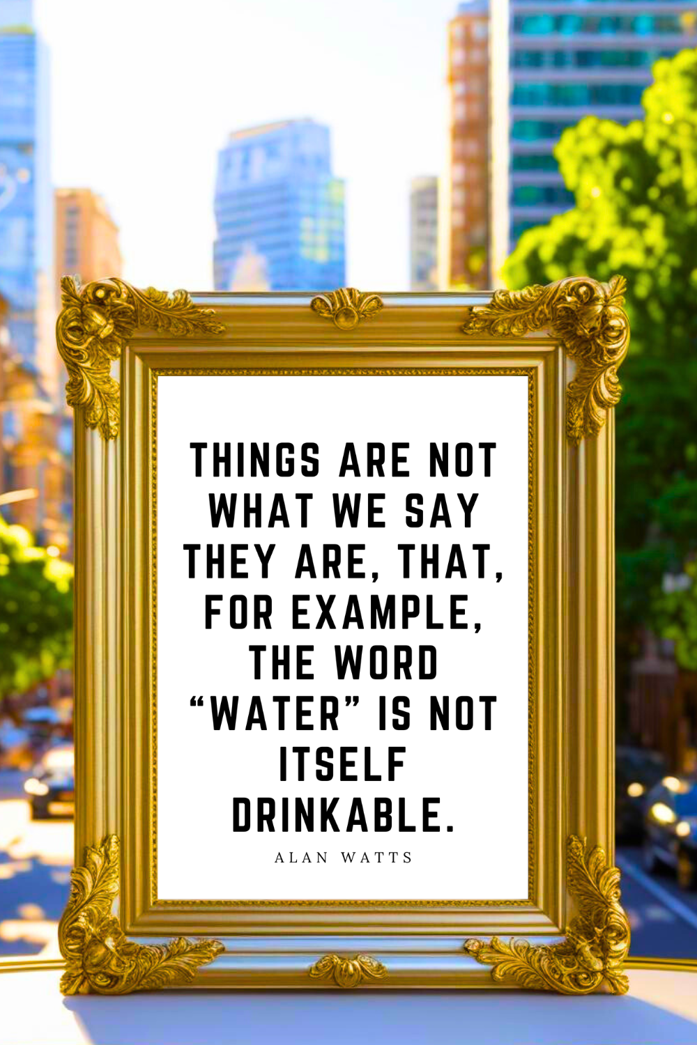 THINGS ARE NOT WHAT WE SAY • Printable Inspiration Best Motivational Quotes • Black and White Download • Wall Art.png