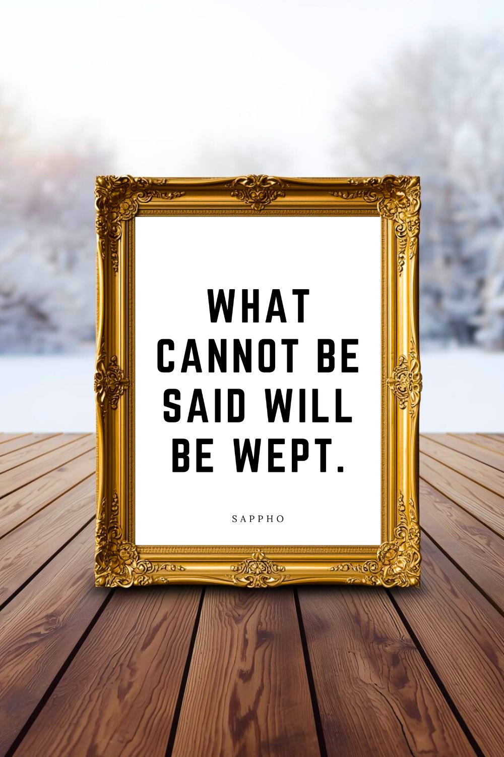 WHAT CANNOT BE SAID • Black and White Print • Top Inspirational Quotes • Art .png