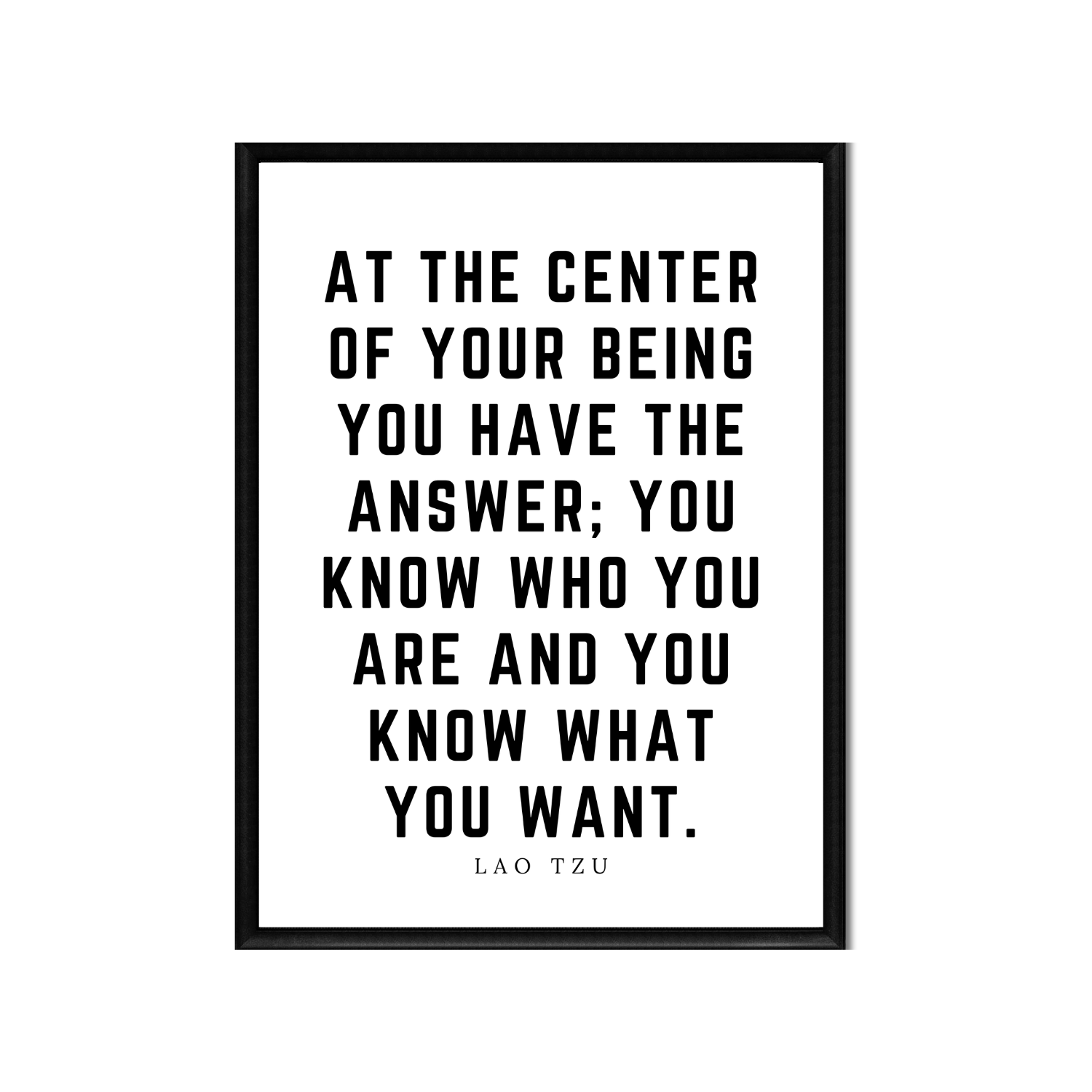 At the Center of Your Being • Top Lao Tzu Quotes • Printable Quote Downloadable File .png