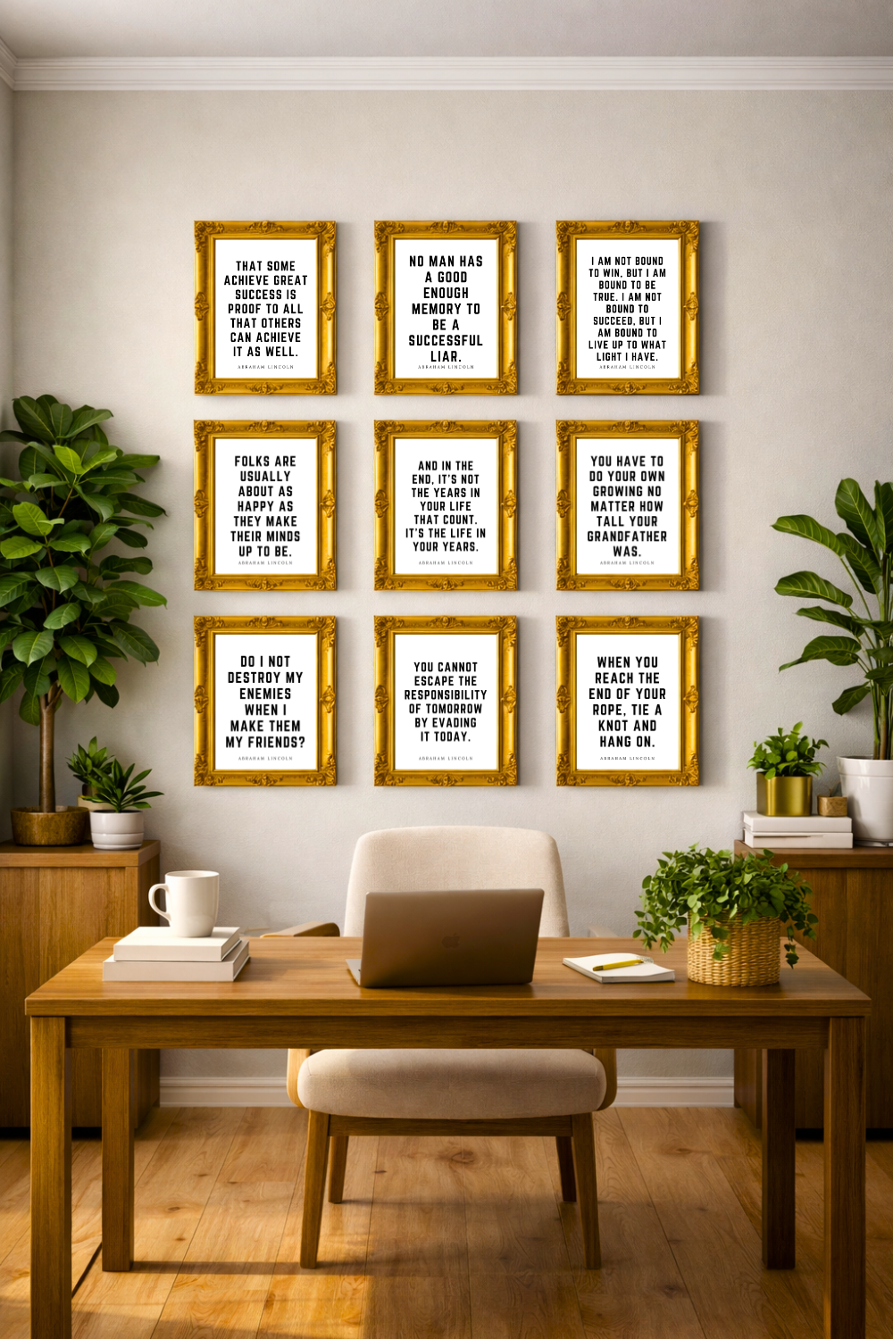 Top 10 Abraham Lincoln Quotes • Printable 8x10 Files • Home Decor Art • Quote Bundle • Print Instant Download.png