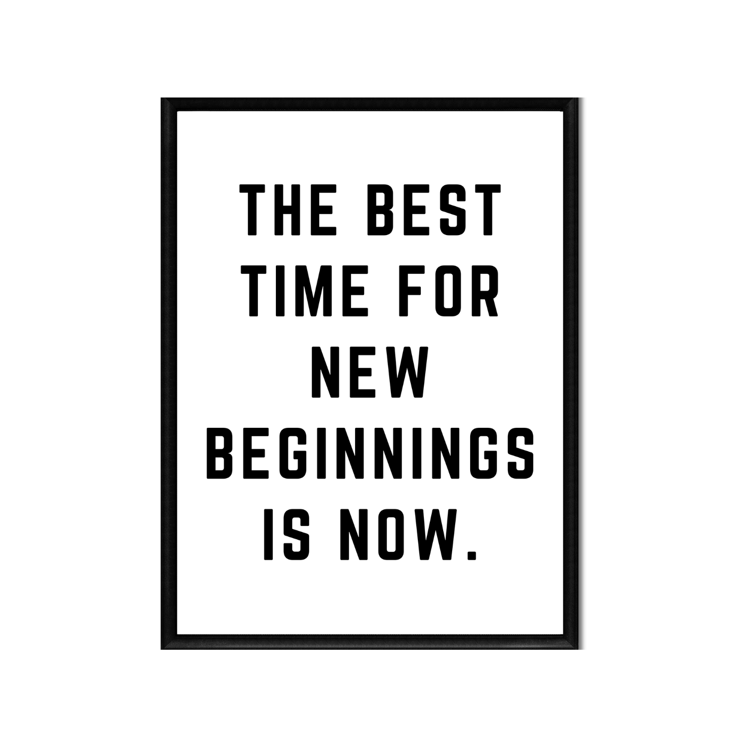 NEW BEGINNINGS • Printable Quote Downloadable File .png
