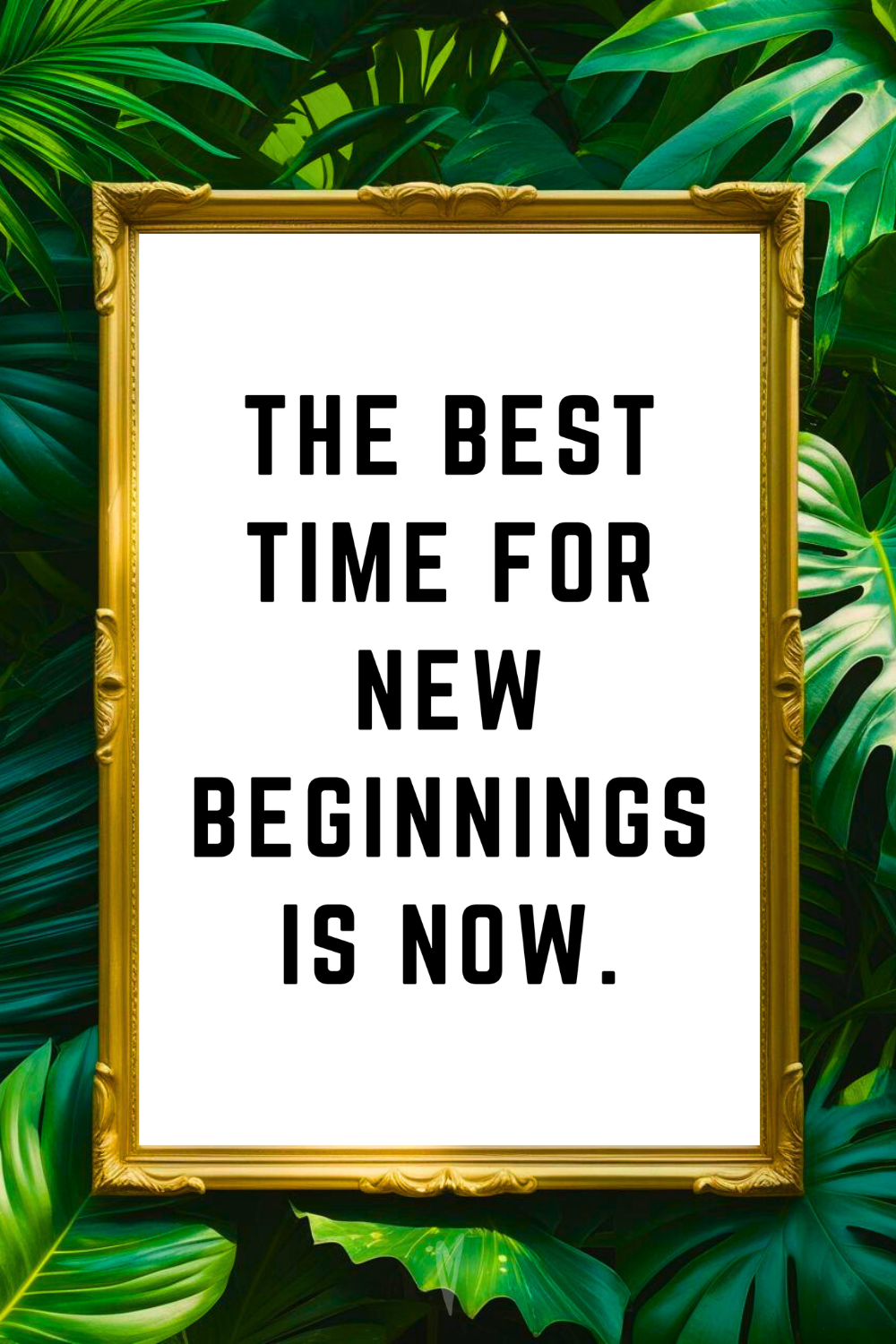 TIME FOR NEW BEGINNINGS • 8x10 Print • Inspirational Quotes • Black and White Word Poster.png