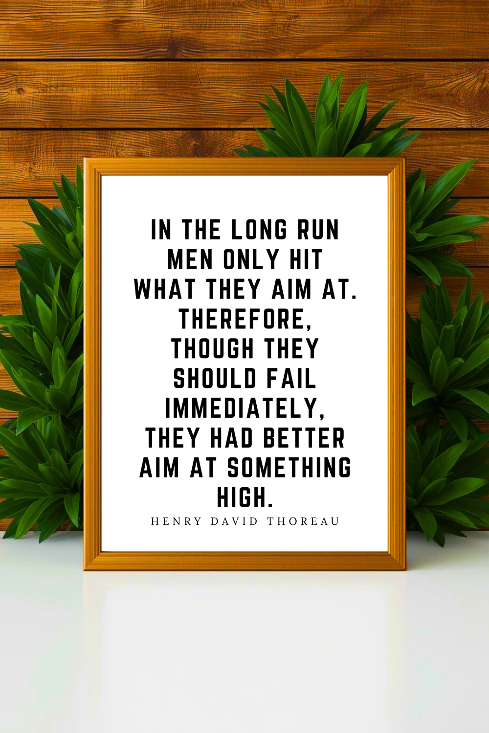 Hit What They Aim At • Top Henry David Thoreau Quotes • Modern Minimalist Printable • Positive Inspirational Quotes • Home Decorations.png