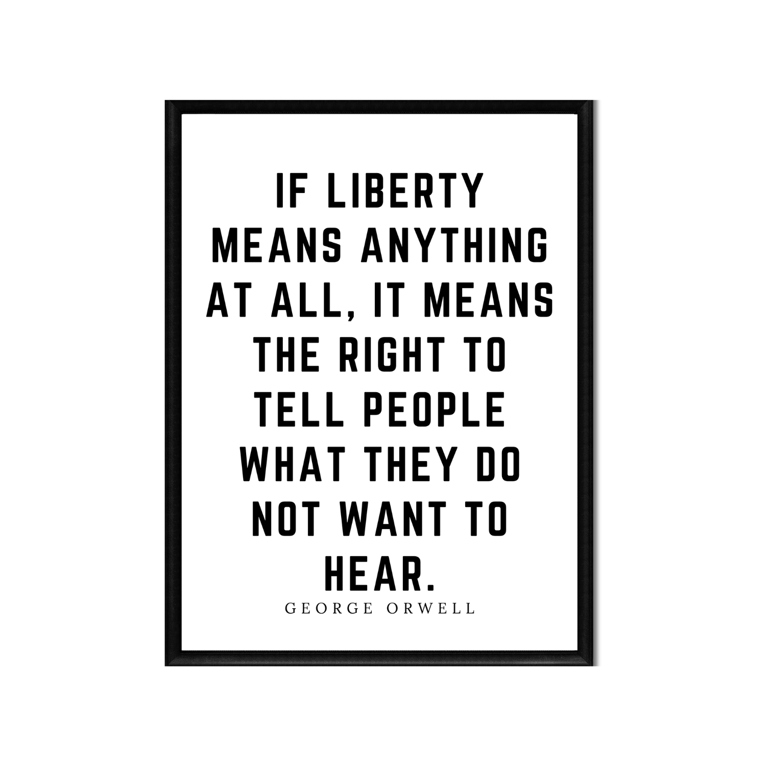IF LIBERTY MEANS ANYTHING • Printable Quote Downloadable File .png
