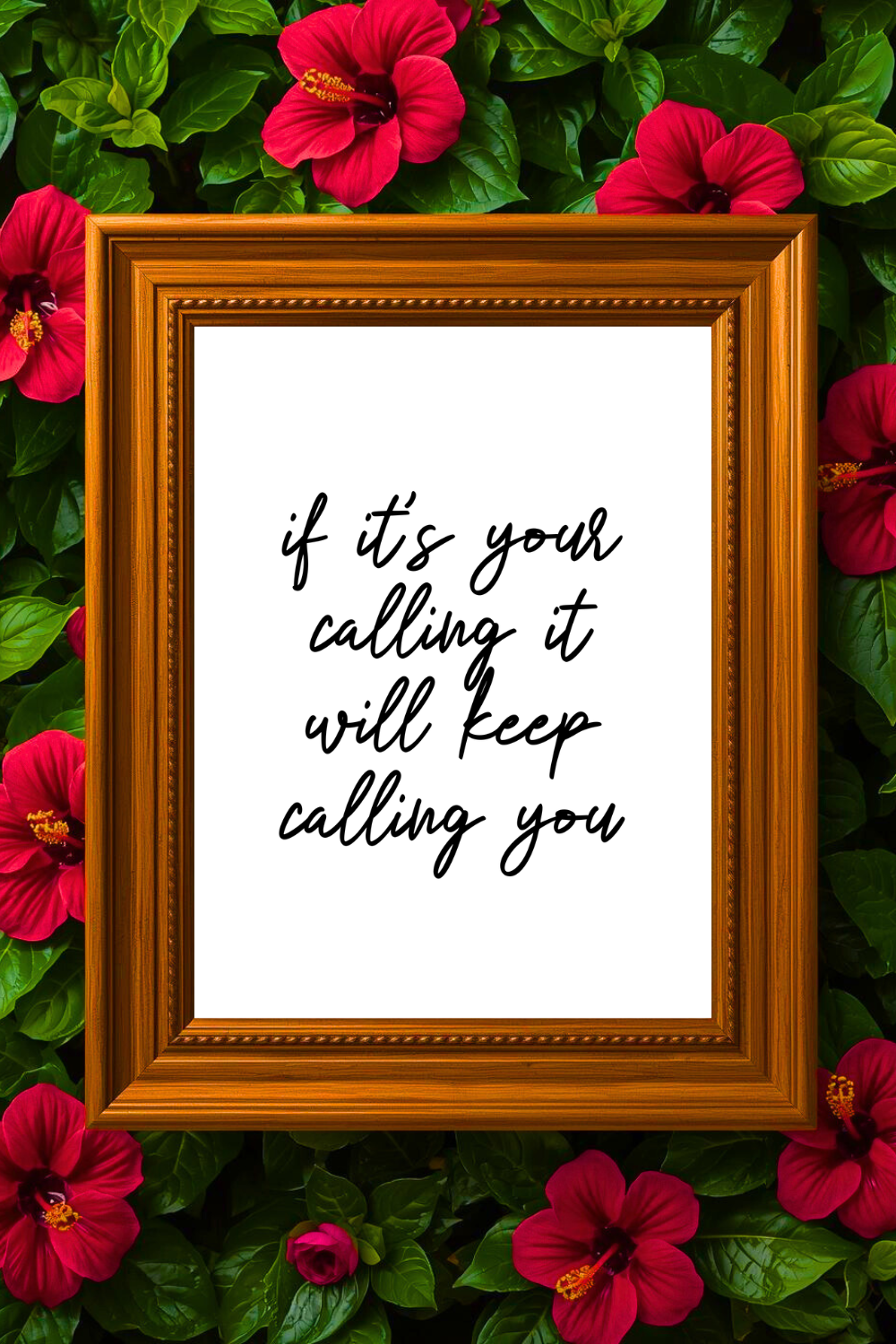 if it’s your calling it will keep calling you • Printable Positive Affirmation • Printable Positive Affirmation • Modern Farmhouse Decor • Wall Art Quote • Black and White • Printable PDF.png
