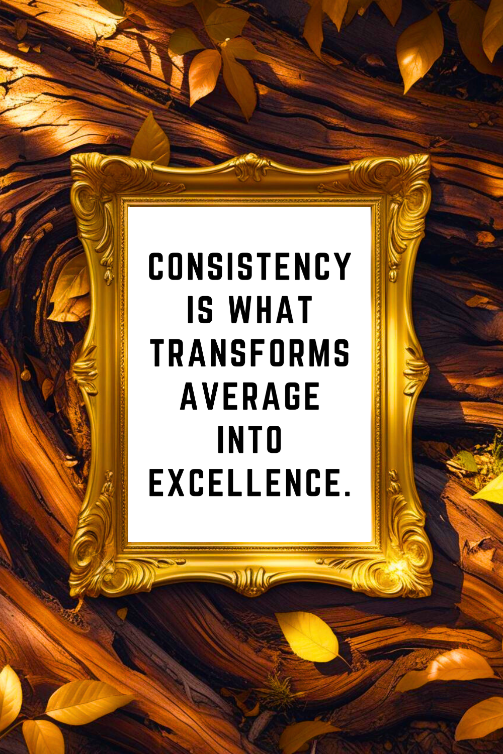 CONSISTENCY IS WHAT TRANSFORMS • 8x10 • Downloadable Motivational Quote Poster • Feel Good Wall Decor.png