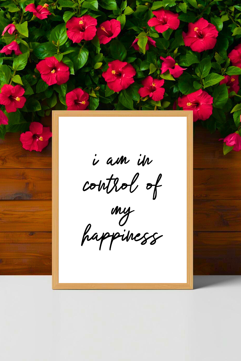 i am in control of my happiness • Printable Positive Affirmation • Modern Minimalist Printable • Positive Inspirational Quote • 8x10 Print.png