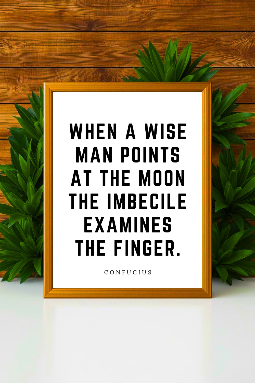 When a Wise Man Points at the Moon • Top Confucius Quotes • Modern Minimalist Printable • Positive Inspirational Quotes • Home Decorations.png