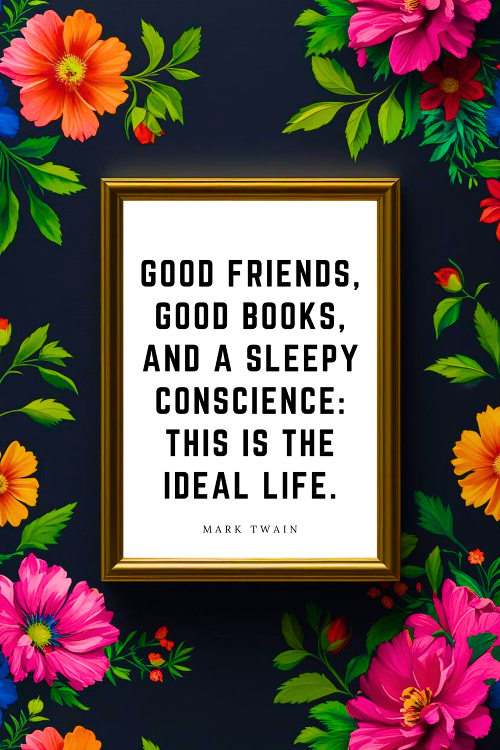 THIS IS THE IDEAL LIFE • Printable Inspiration Best Motivational Quotes • Black and White Wall Art Print.png