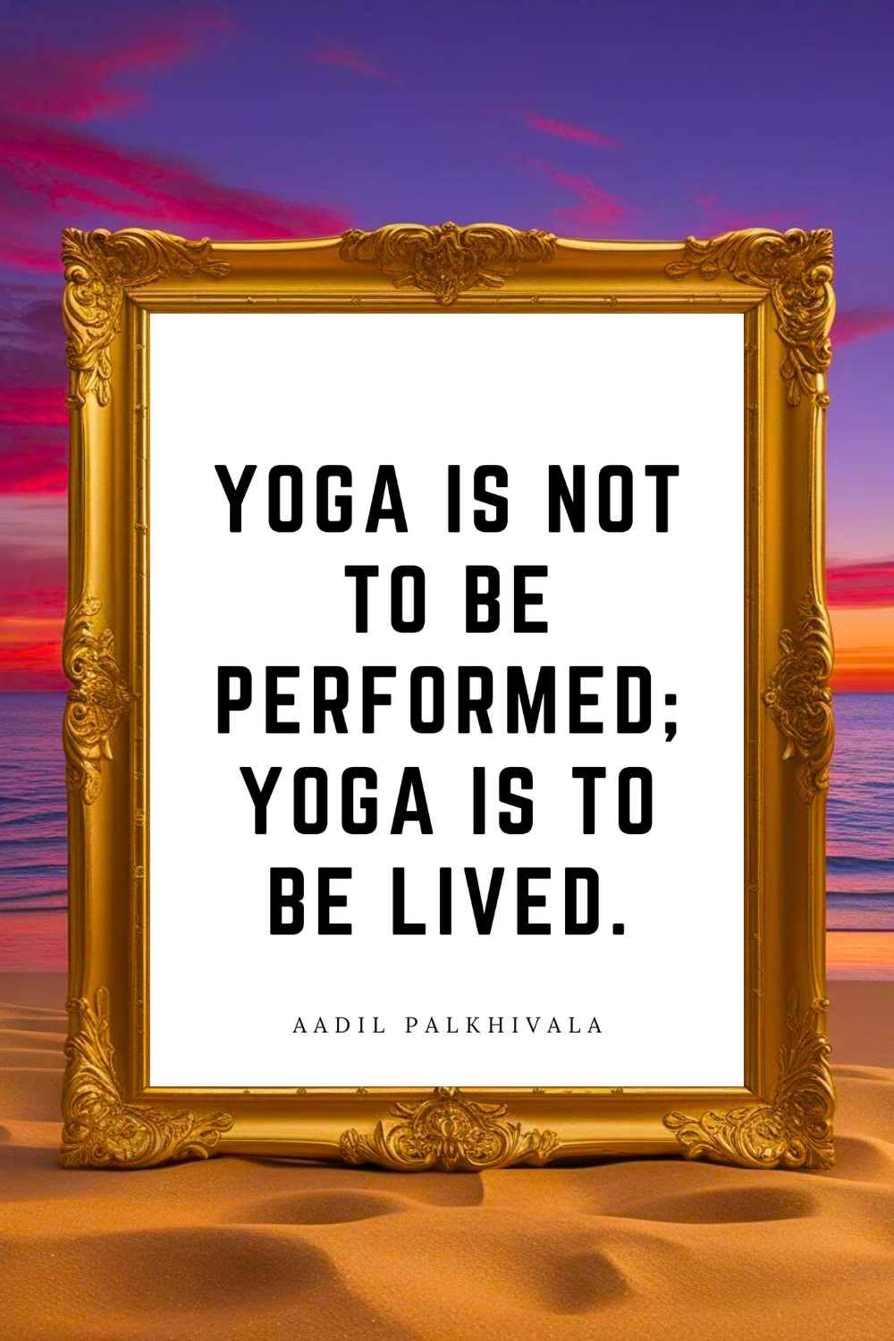 YOGA IS TO BE LIVED • Printable Peace to the People Inspirational Quotes •.png