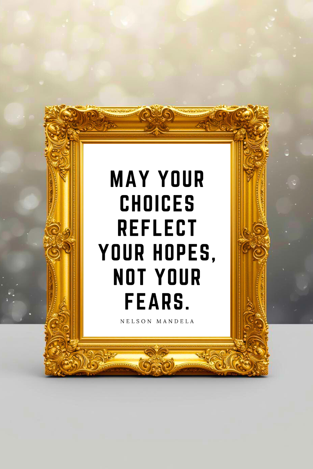 REFLECT YOUR HOPES • Top Quotes Office Prints Decor • Black and White Printable Wall Art.png