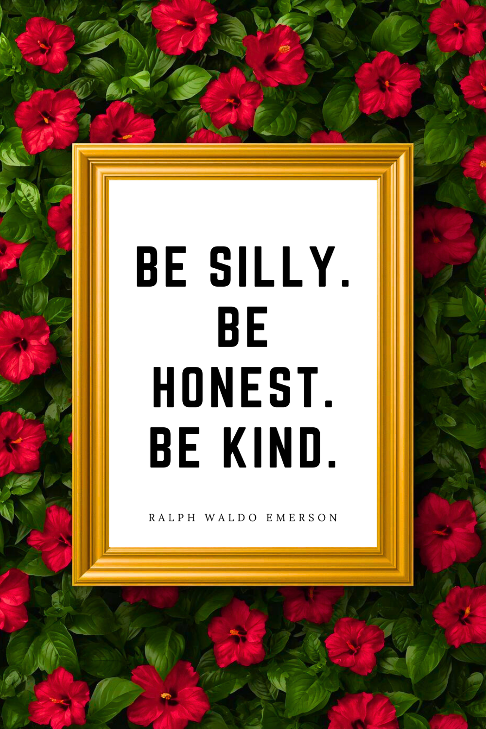 Be Kind • Ralph Waldo Emerson Inspirational Quote Art • Printable Black and White PDF.png