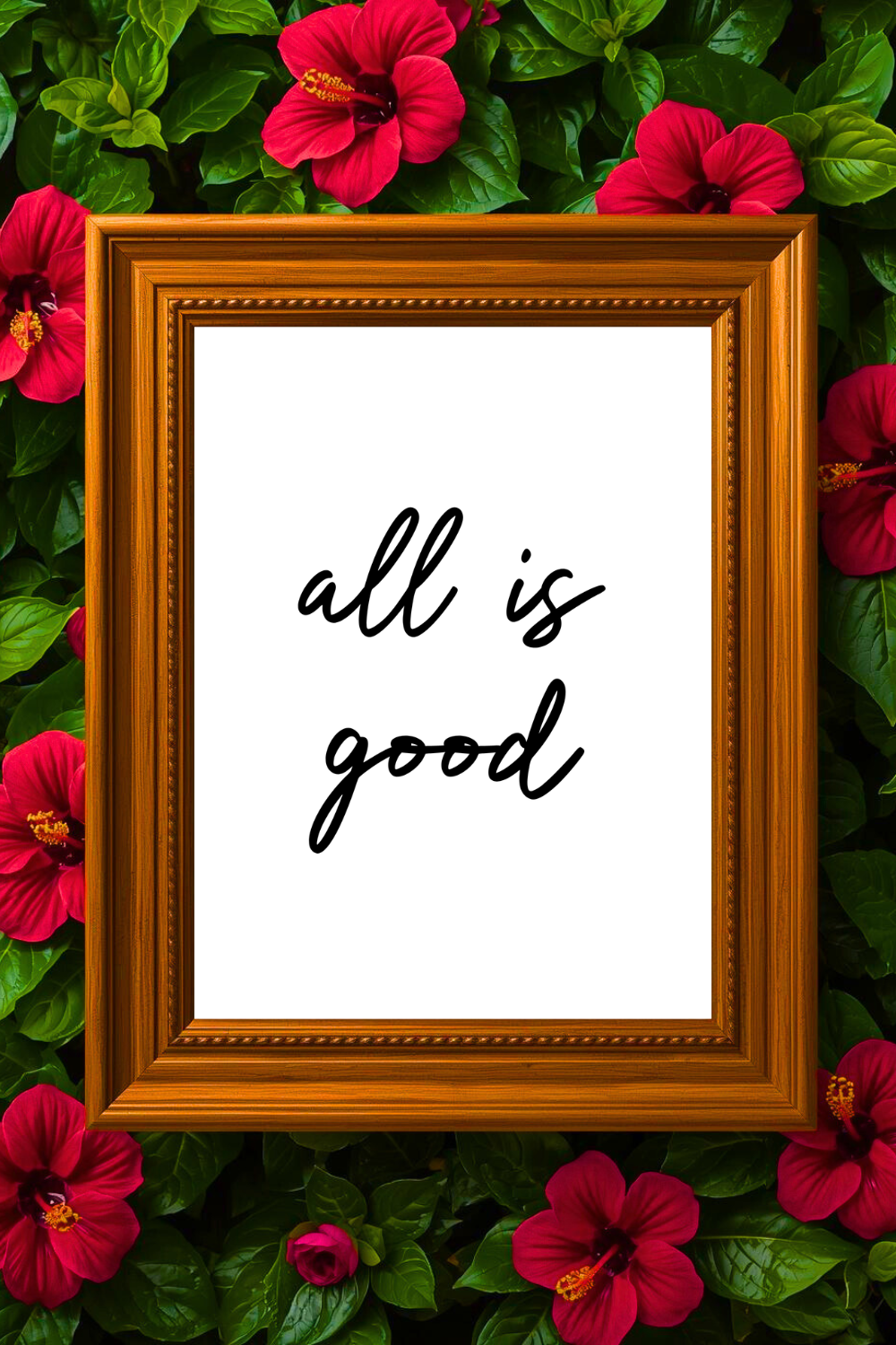 all is good • Printable Positive Affirmation • Printable Positive Affirmation • Modern Farmhouse Decor • Wall Art Quote • Black and White • Printable PDF.png