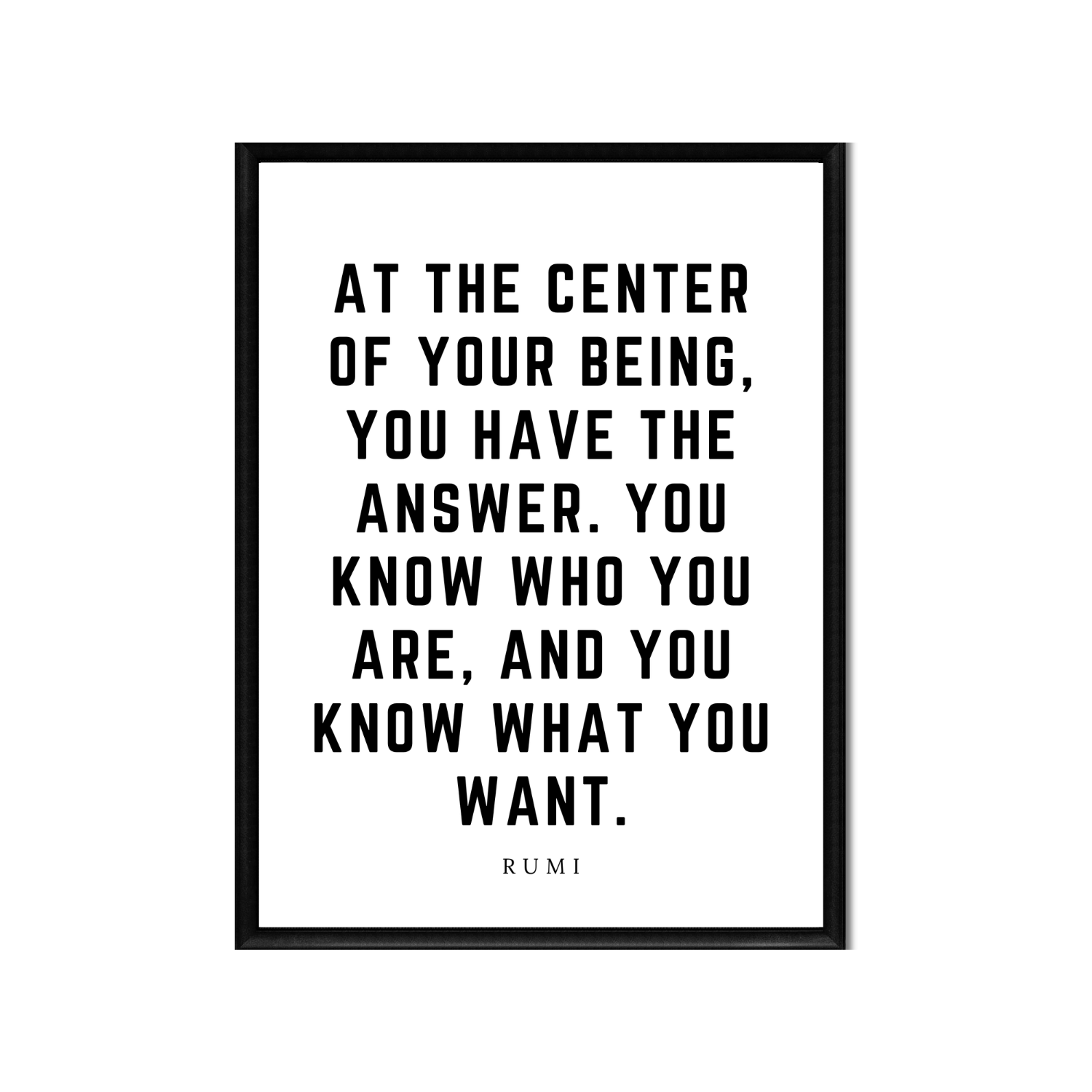 YOU HAVE THE ANSWER • Printable Quote Downloadable File .png