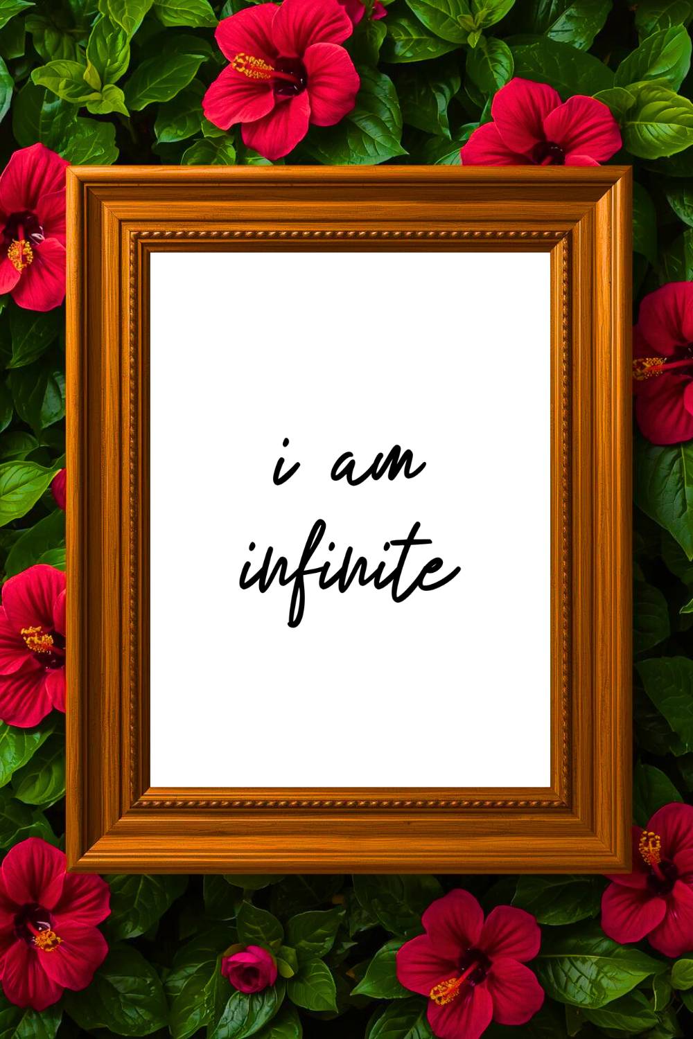 i am infinite • Printable Positive Affirmation • Printable Positive Affirmation • Modern Farmhouse Decor • Wall Art Quote • Black and White • Printable PDF.png