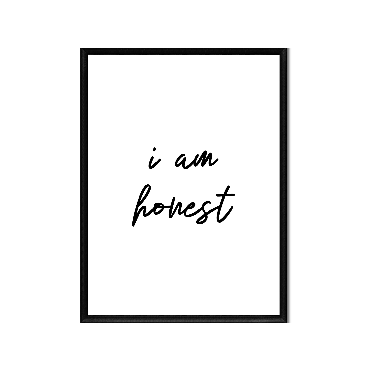 i am honest • Printable Positive Affirmation • Printable Quote Downloadable File .png