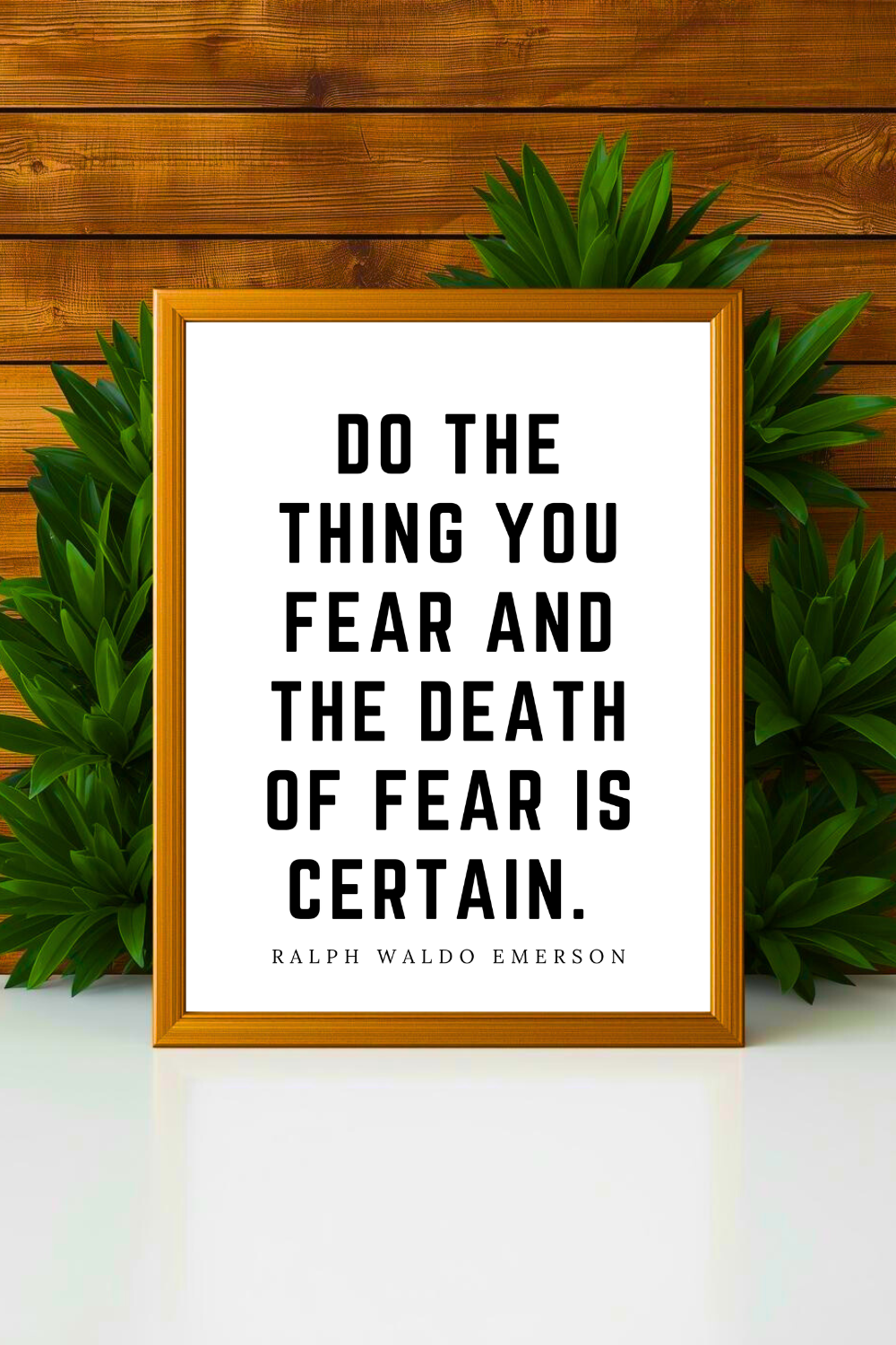 Do the Thing You Fear • Top Ralph Waldo Emerson Quotes • Modern Minimalist Printable • Positive Inspirational Quotes • Home Decorations.png