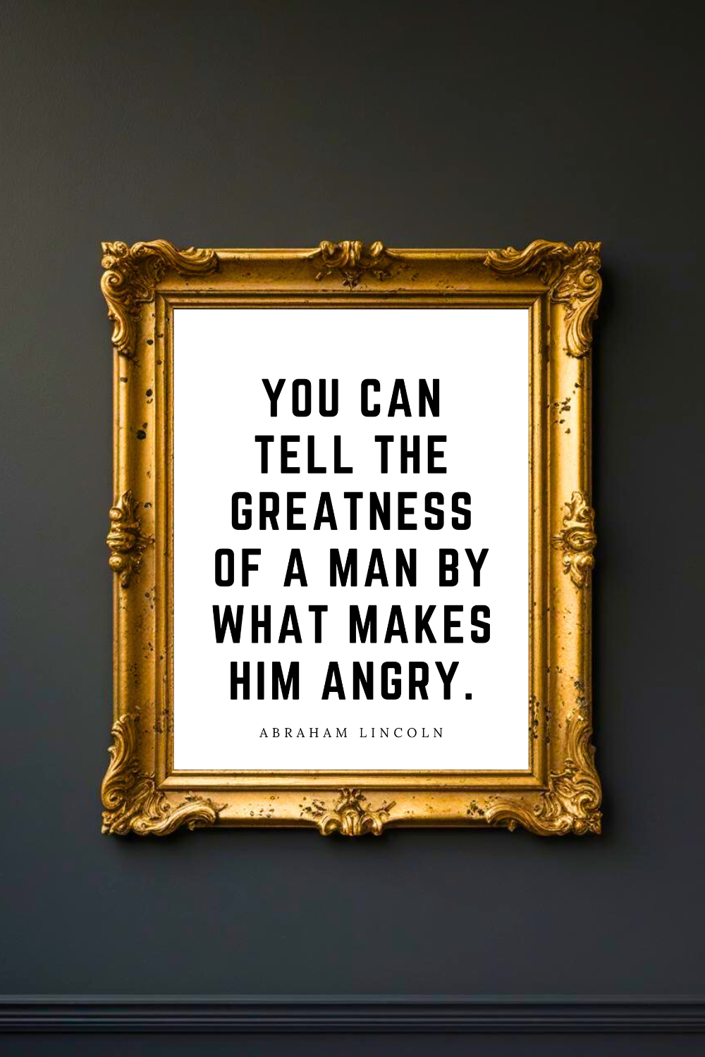 the greatness of a man • Top Abraham Lincoln Quotes • 8x10 • Uplifting Quotes to Print Instant Download Wall Art.png