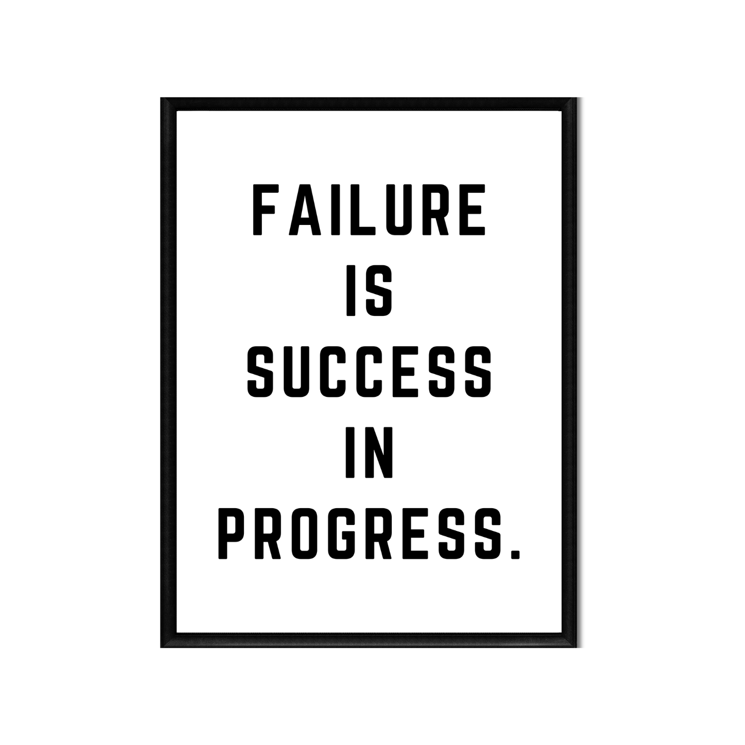 SUCCESS IN PROGRESS • Printable Quote Downloadable File .png