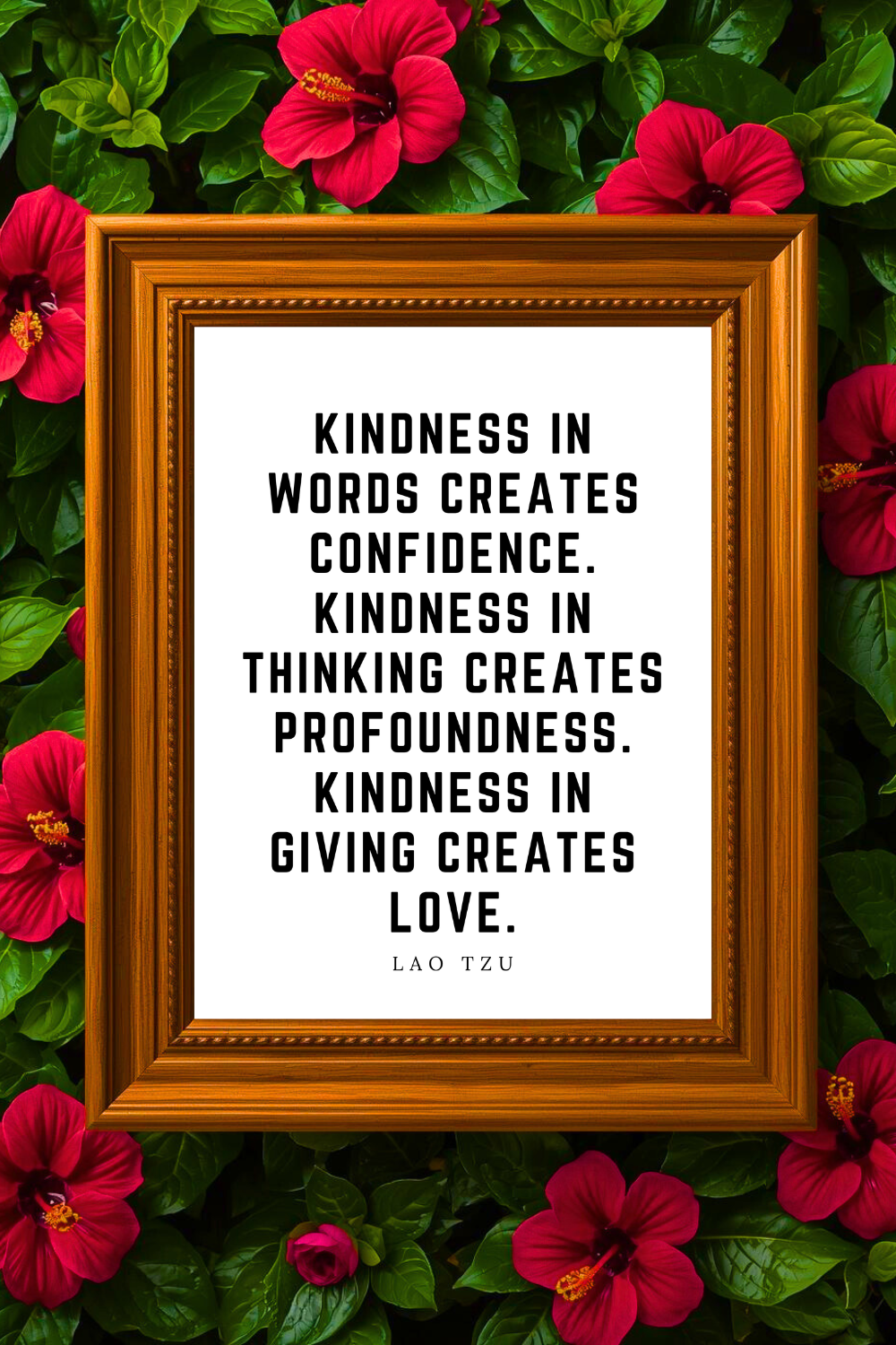 Kindness in Words • Top Lao Tzu Quotes • Printable Positive Affirmation • Printable Positive Affirmation • Modern Farmhouse Decor • Wall Art Quote • Black and White • Printable PDF.png