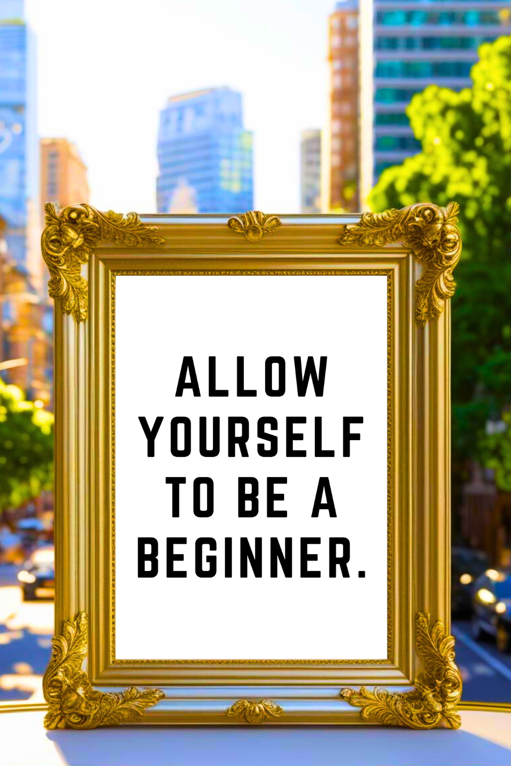 BE A BEGINNER • Printable Inspiration Best Motivational Quotes • Black and White Download • Wall Art.png