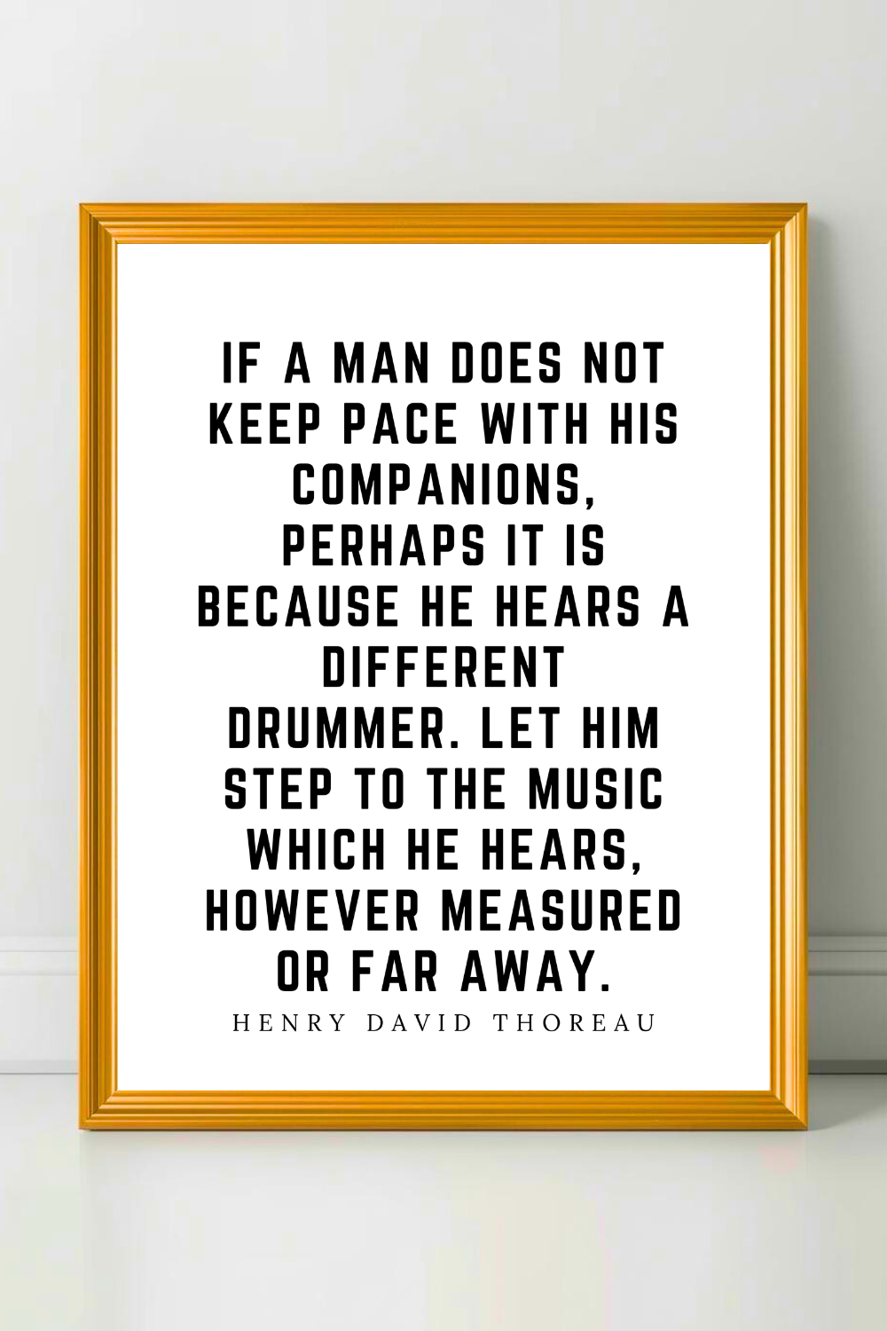 Hears a Different Drummer • Top Henry David Thoreau Quotes • Modern Minimalist Printable • Positive Inspirational Quotes.png