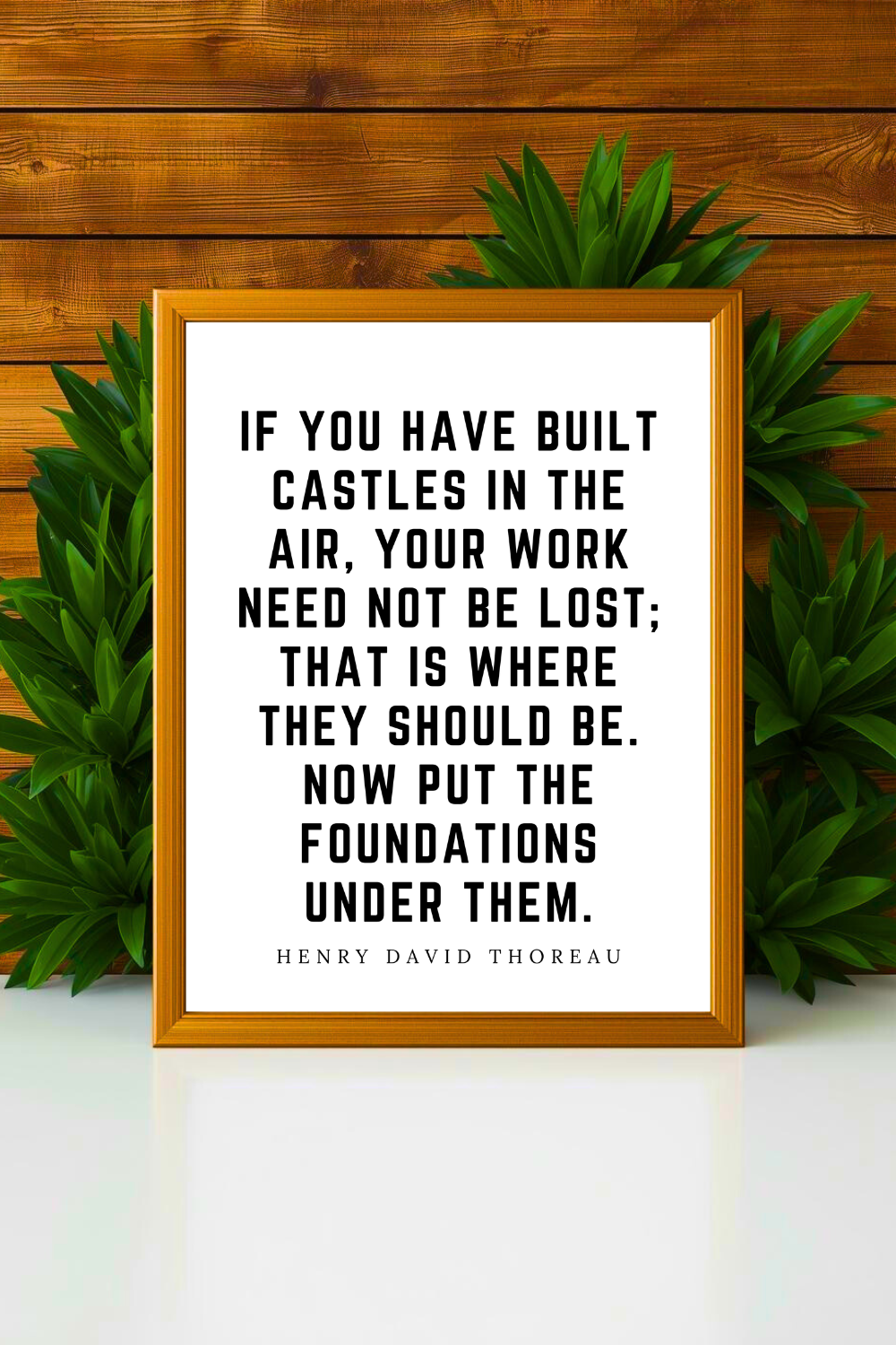 If You Have Built Castles in the Air • Top Henry David Thoreau Quotes • Modern Minimalist Printable • Positive Inspirational Quotes • Home Decorations.png