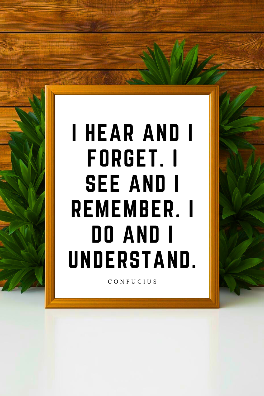 I Do and I Understand • Top Confucius Quotes • Modern Minimalist Printable • Positive Inspirational Quotes • Home Decorations.png