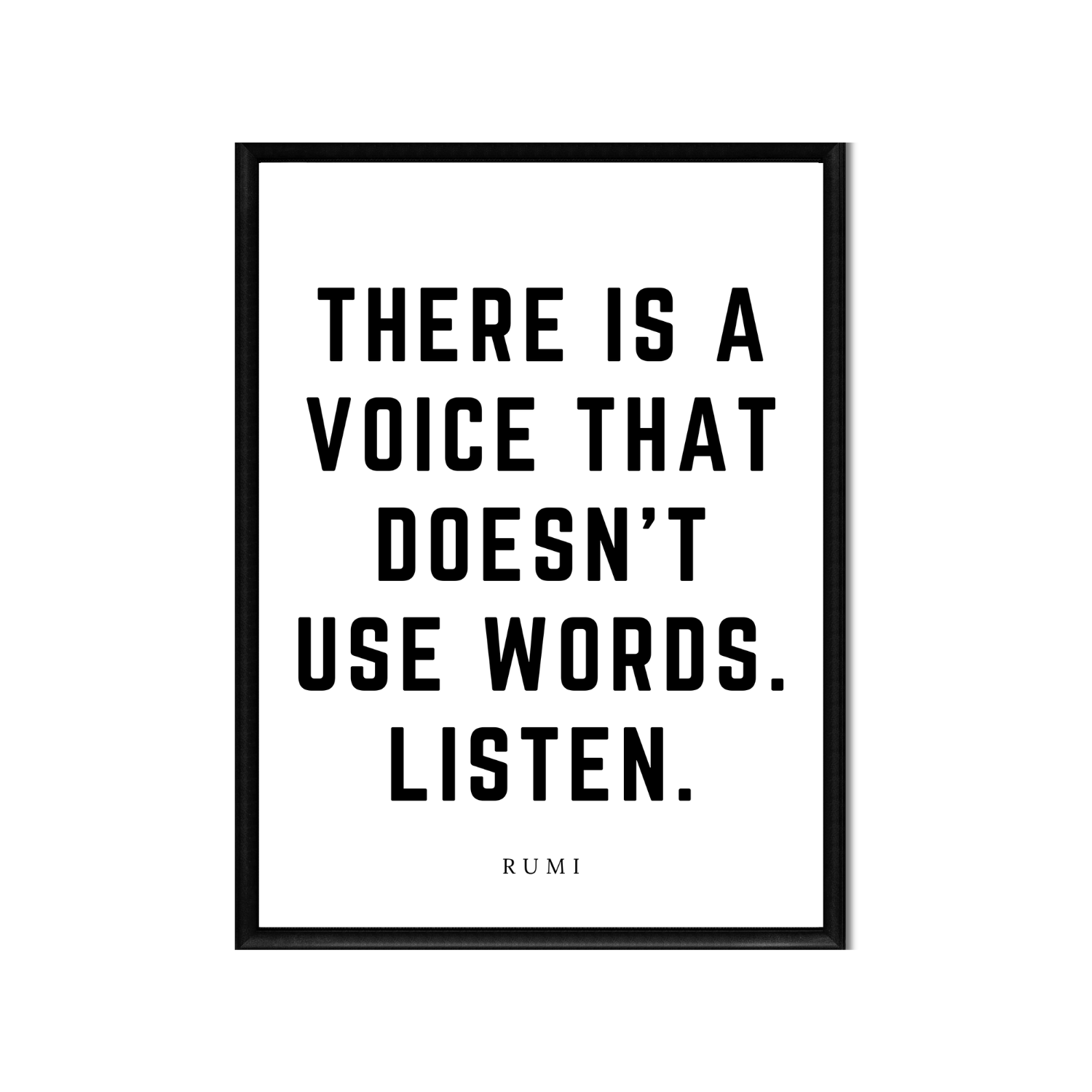 THERE IS A VOICE • Printable Quote Downloadable File .png