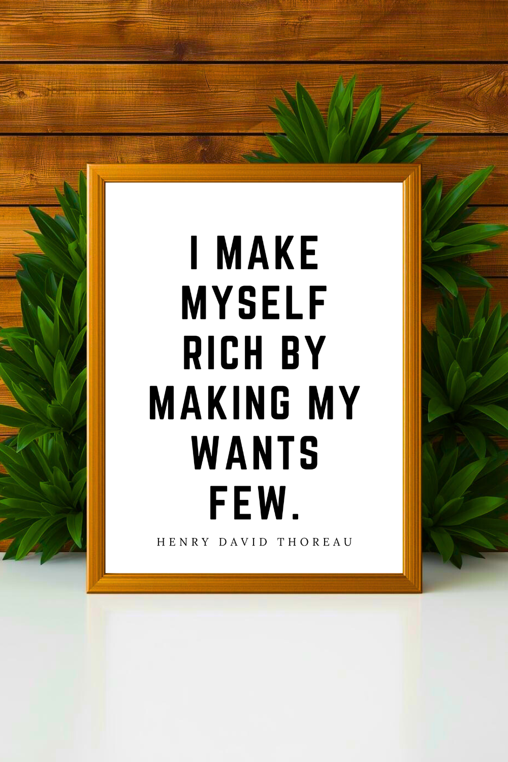 I Make Myself Rich • Top Henry David Thoreau Quotes • Modern Minimalist Printable • Positive Inspirational Quotes • Home Decorations.png