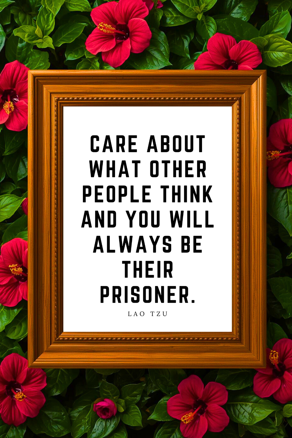 Care About What Other People Think • Top Lao Tzu Quotes • Printable Positive Affirmation • Printable Positive Affirmation • Modern Farmhouse Decor • Wall Art Quote • Black and White • Printable PD.png