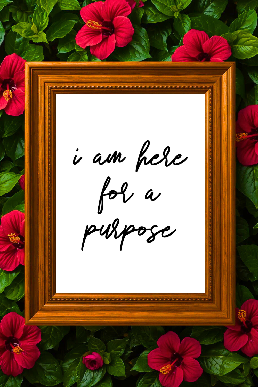 i am here for a purpose • Printable Positive Affirmation • Printable Positive Affirmation • Modern Farmhouse Decor • Wall Art Quote • Black and White • Printable PDF.png