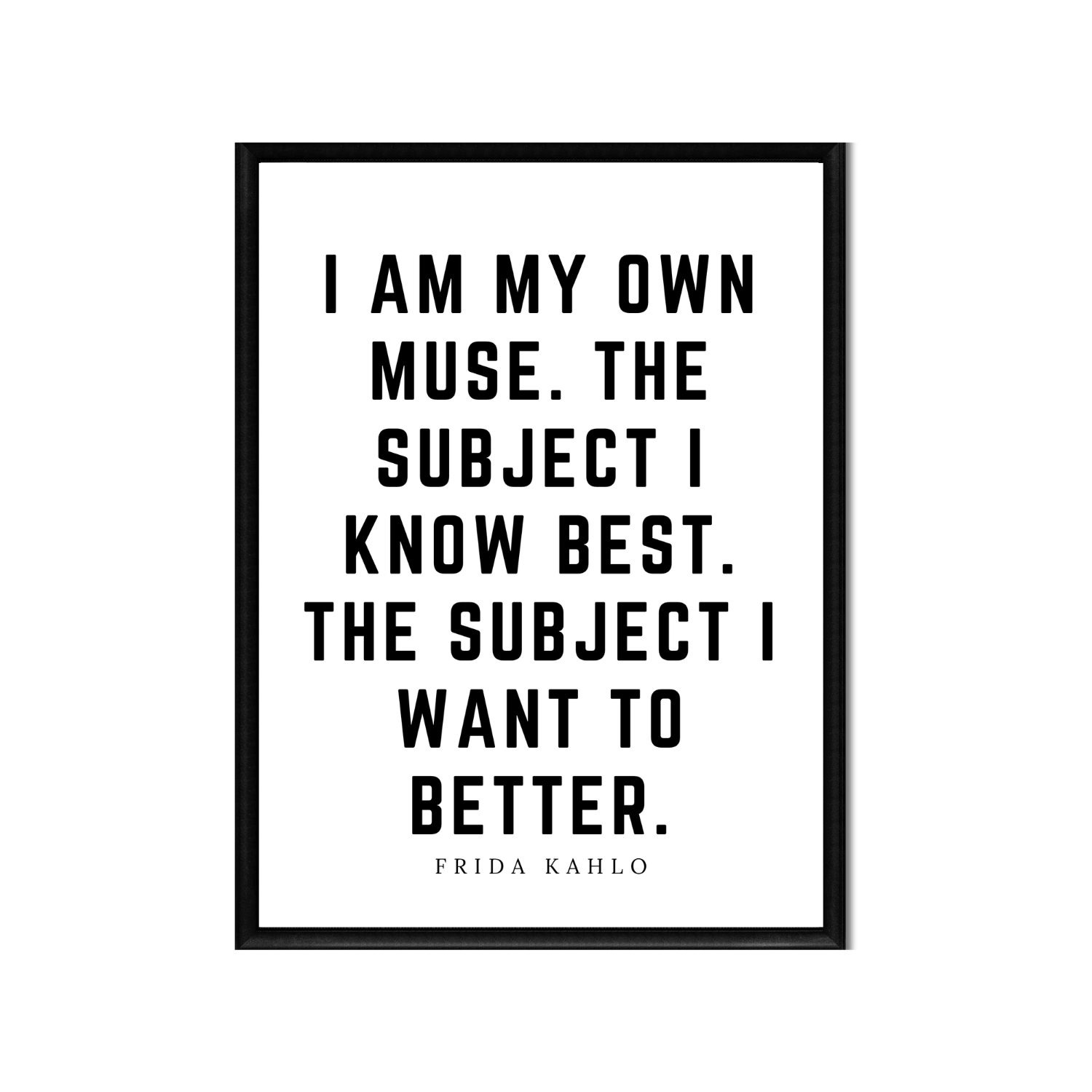 I AM MY OWN MUSE • Printable Quote Downloadable File .png