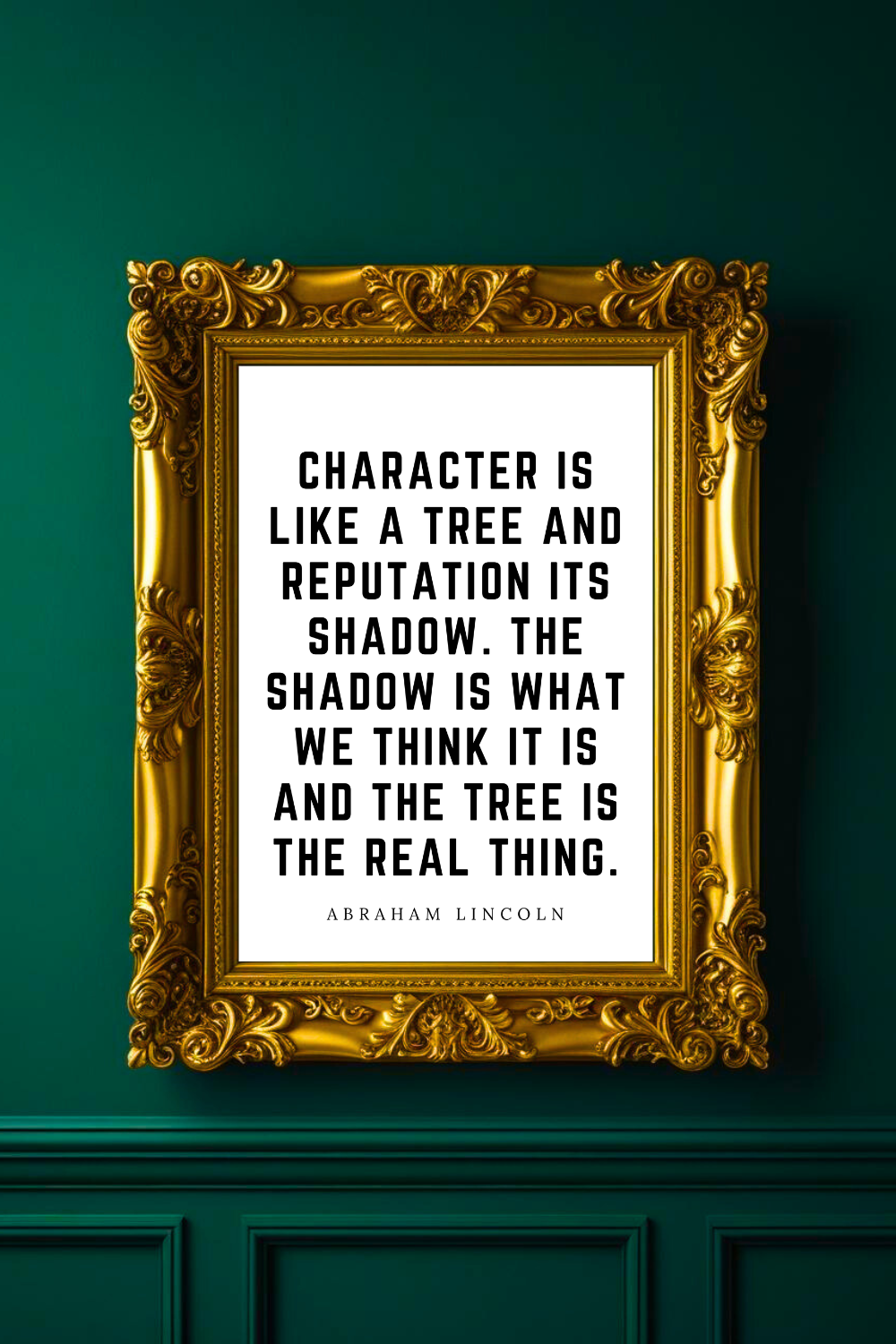 character is like a tree • Top Abraham Lincoln Quotes • Home Decor • Black and White Printable Wall Art.png