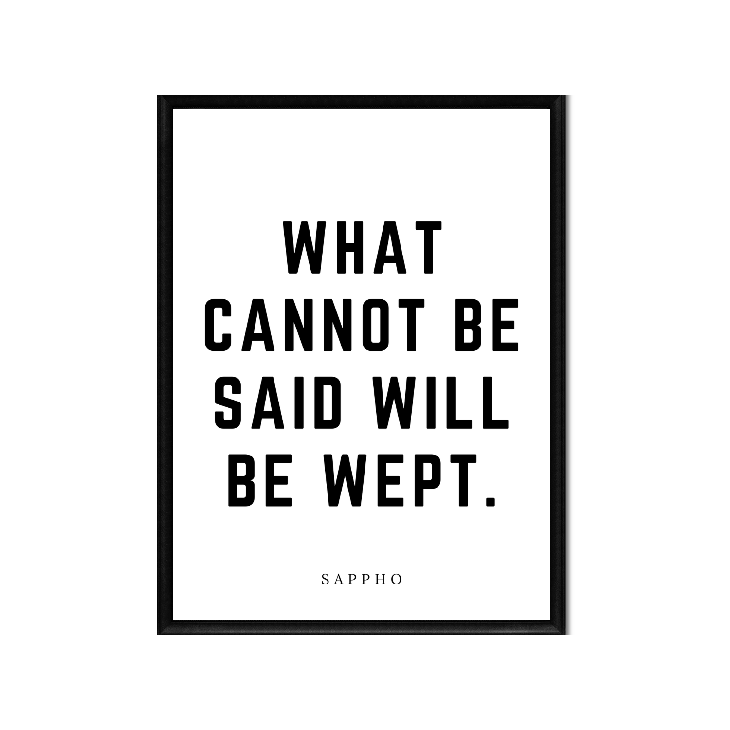 WHAT CANNOT BE SAID • Printable Quote Downloadable File .png