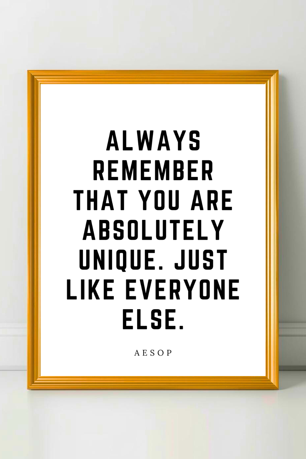 You Are Absolutely Unique • Top Aesop Quotes • Modern Minimalist Printable • Positive Inspirational Quotes.png