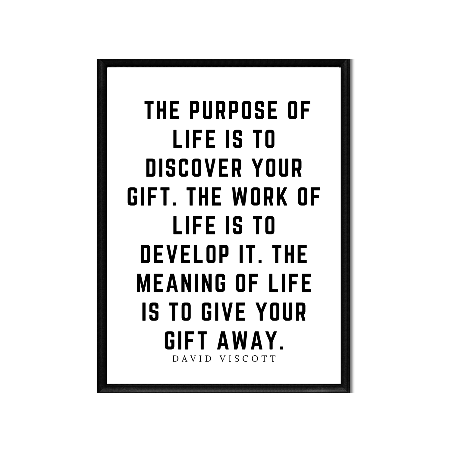 DISCOVER YOUR GIFT • Printable Quote Downloadable File .png