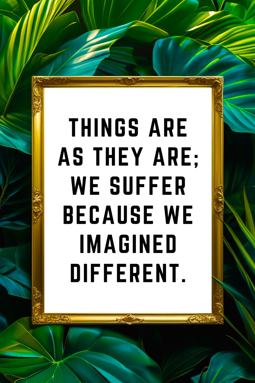 THINGS ARE AS THEY ARE • 8 x 10 • Feel Good Inspirational Black and White Quote Printable File.png