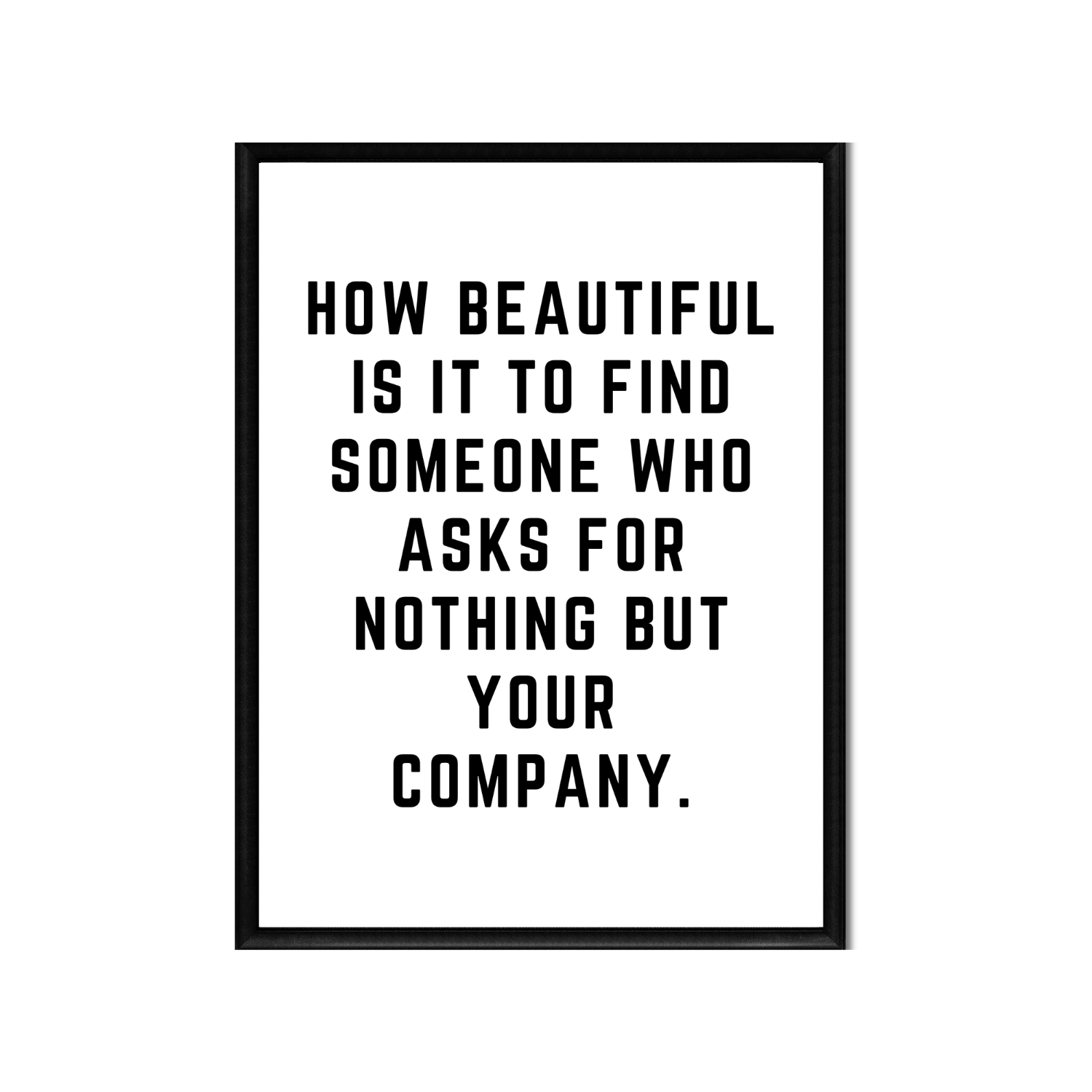 NOTHING BUT YOUR COMPANY • Printable Quote Downloadable File .png