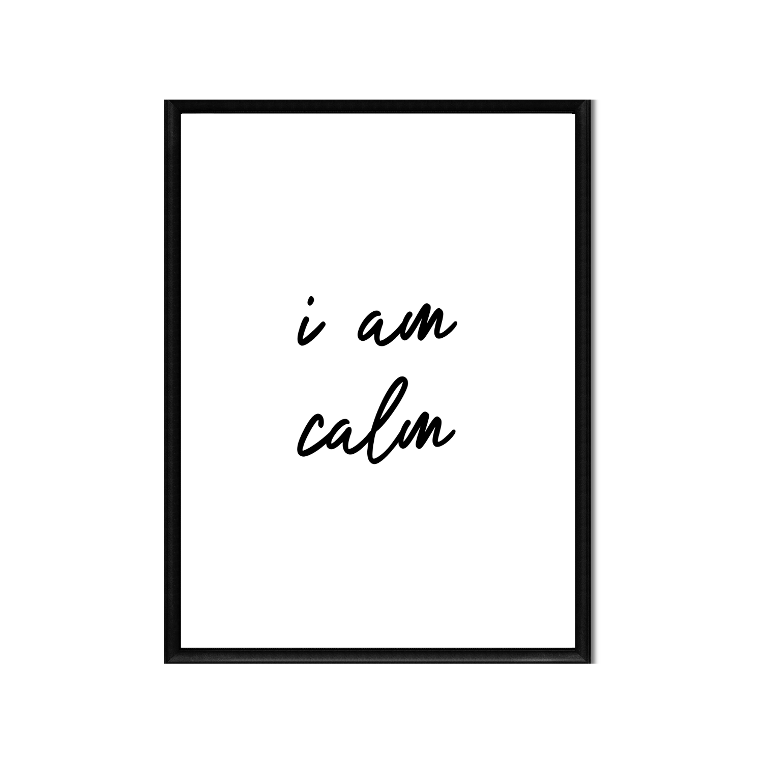 i am calm • Printable Positive Affirmation • Printable Quote Downloadable File .png