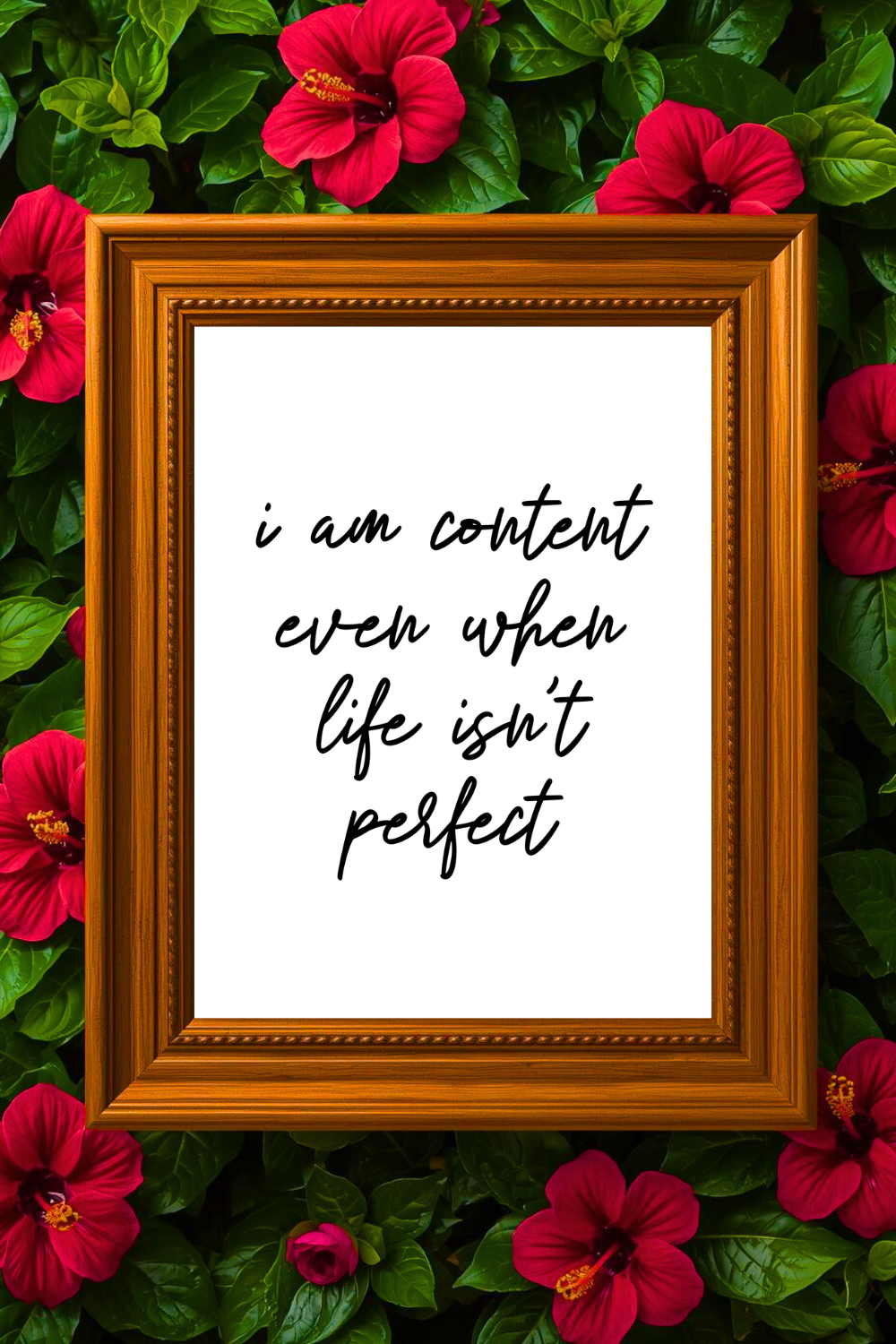 i am content even when life isn’t perfect • Printable Positive Affirmation • Printable Positive Affirmation • Modern Farmhouse Decor • Wall Art Quote • Black and White • Printable PDF.png